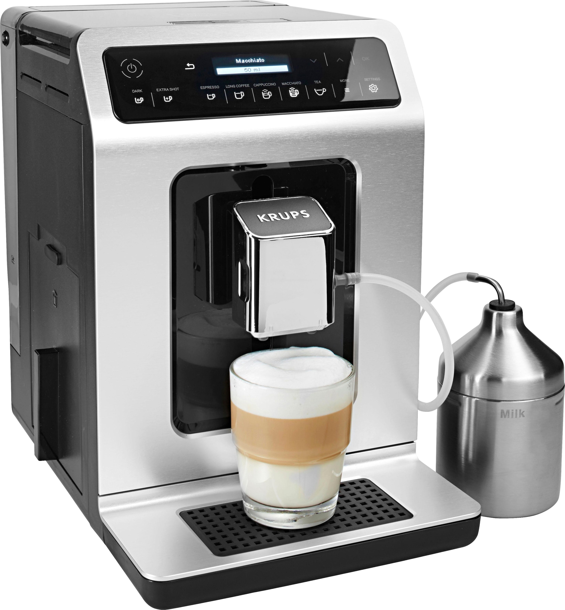 Krups Kaffeevollautomat »EA891D Evidence«, 12 Kaffee- und 3 Tee-Variationen, OLED-Display und Touchscreen