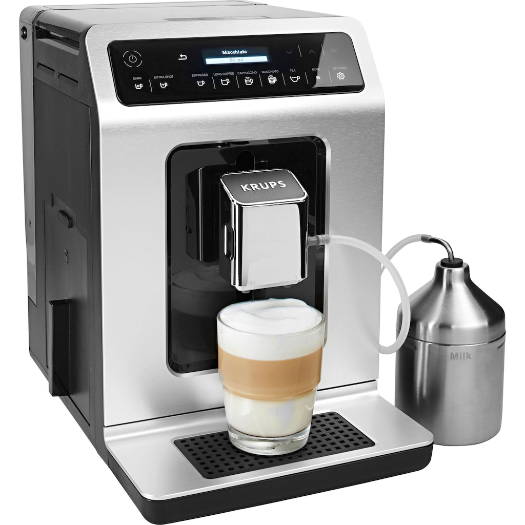 Krups Kaffeevollautomat »EA891D Evidence«, 12 Kaffee- und 3 Tee-Variationen, OLED-Display und Touchscreen