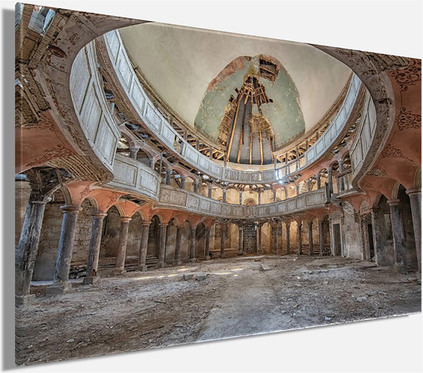 Bönninghoff Leinwandbild »Wandbild LOST PLACE 78x118 cm – Leinwandbild Keilrahmen Deko modern« Architektonische Elemente | Bauwerk | Elemente der Architektur | Gebäude 1 Stk. tlg. auf Keilrahmen gespannt