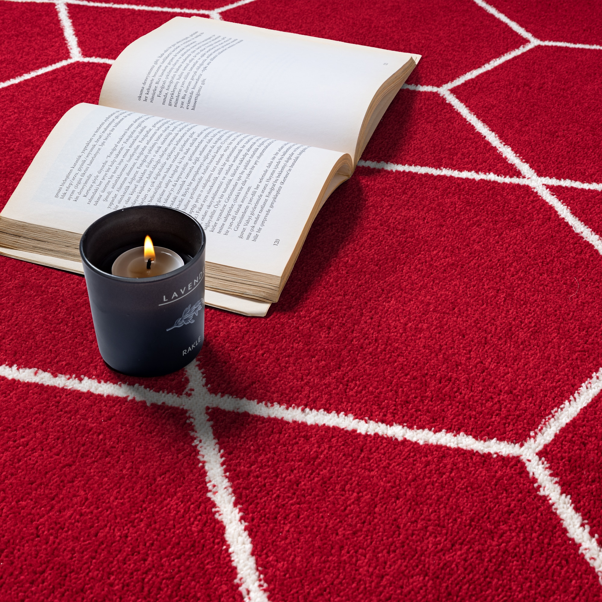 Sanat Teppich »Trellis« rechteckig 10 mm Höhe Kurzflor, skandi, boho, auch als Läufer und in rund