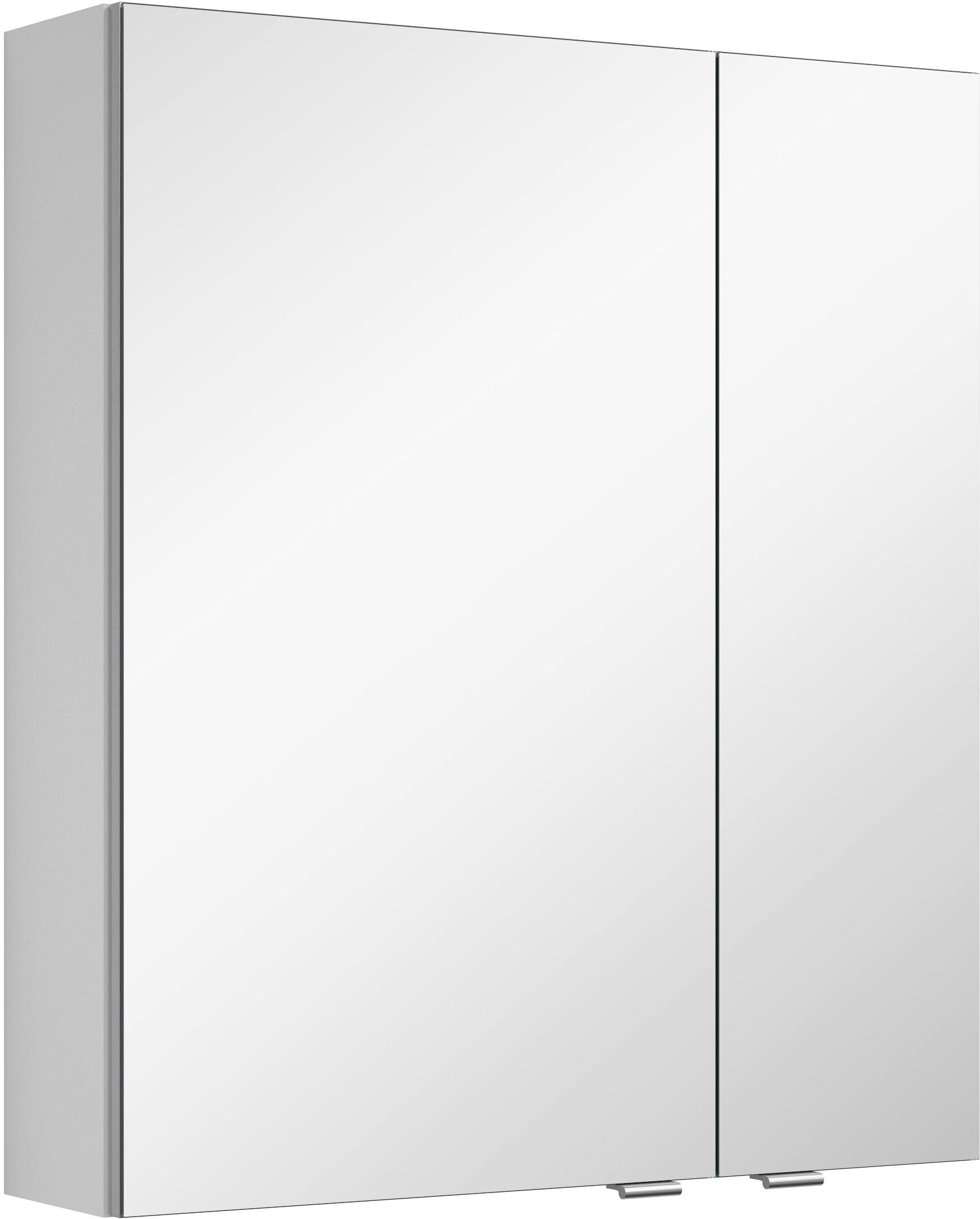 mit verspiegelten doppelseitig Türen, jetzt vormontiert im Spiegelschrank %Sale MARLIN »3980«,