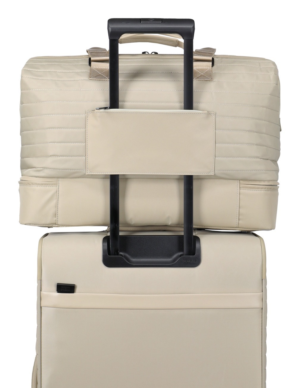 travelite Weekender »BARBARA & travelite | BARBARA STEPP«, Reisetasche Trolley Sleeve mit Reißverschlusstasche