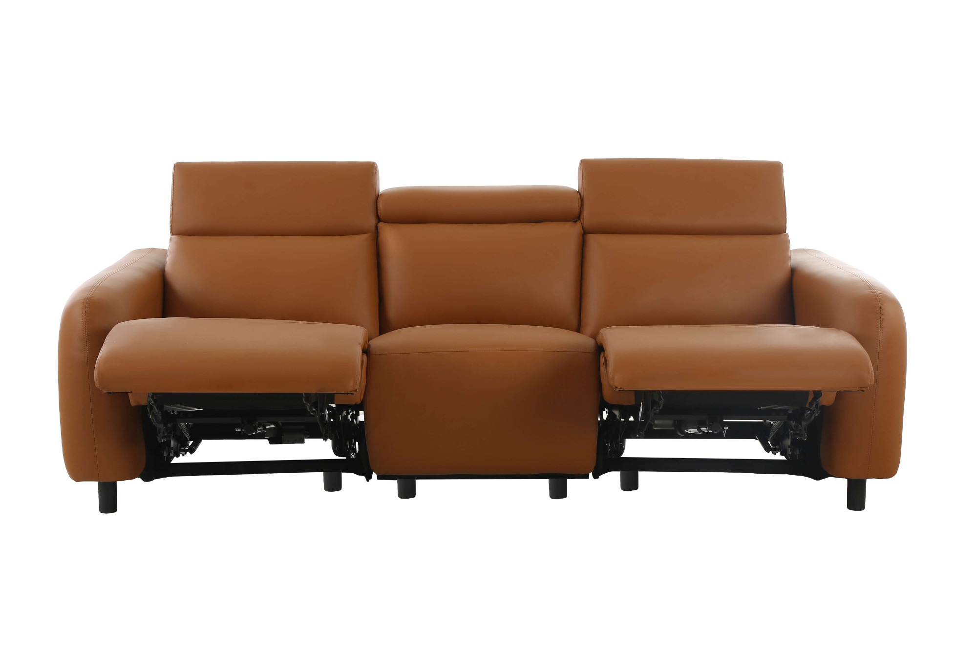 Home affaire 3-Sitzer »SKAANE Kunstleder, 229 cm, manuelle-u. elektrische Relaxfunktion«, Relax-Funktion in 2 Sitzen, Kopfteilverstellung, Federkernpolsterung