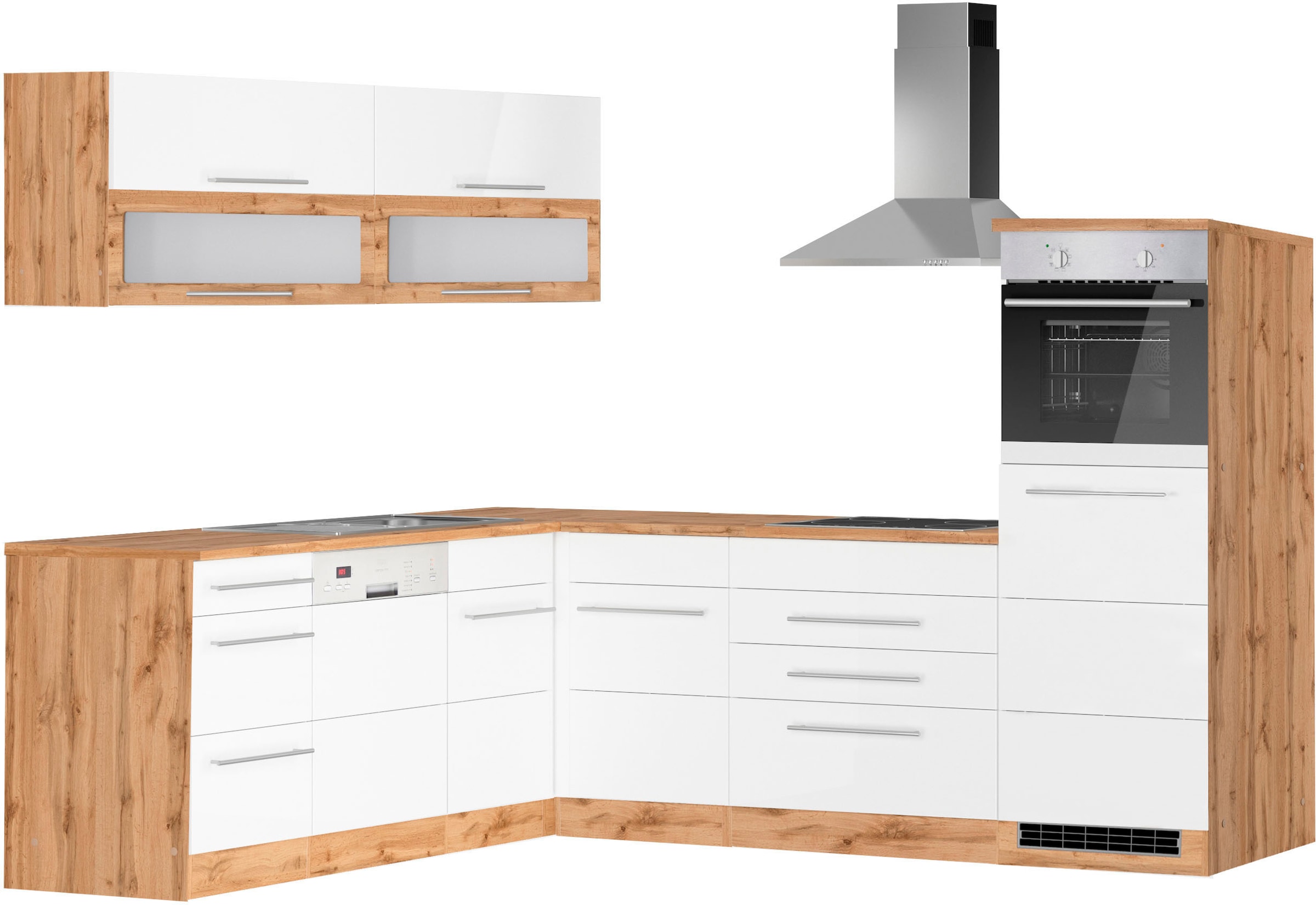 HELD MÖBEL Winkelküche »Wien«, Stellbreite 220 x 250 cm, wahlweise mit E-Ge günstig online kaufen