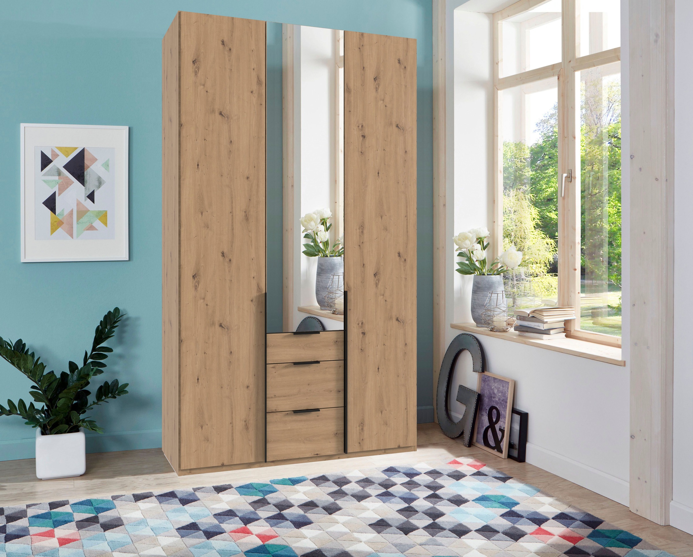 Wimex Drehtürenschrank »Mugano, 135 oder 180cm breit, 208 oder 236cm hoch, günstig online kaufen