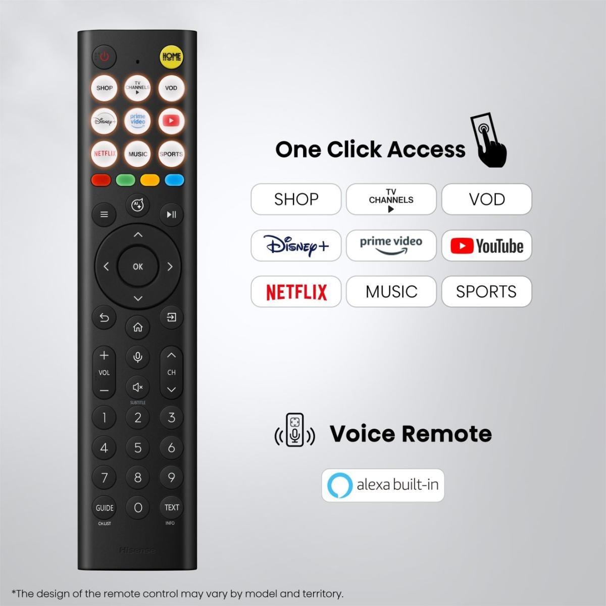 Hisense QLED-Fernseher »65U7DSE« 164 cm/65 ″ Smart-TV