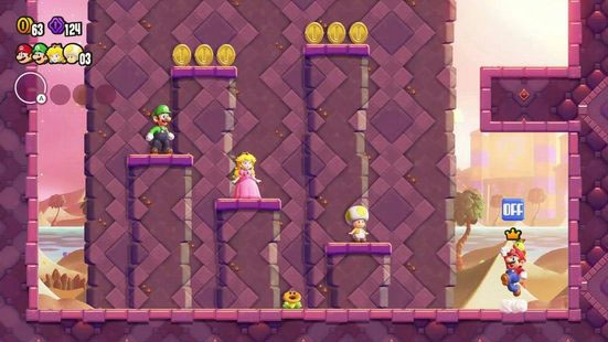 11. Bild von Nintendo Switch Konsolen-Set »Konsole r/b + Super Mario Bros. Wonder«