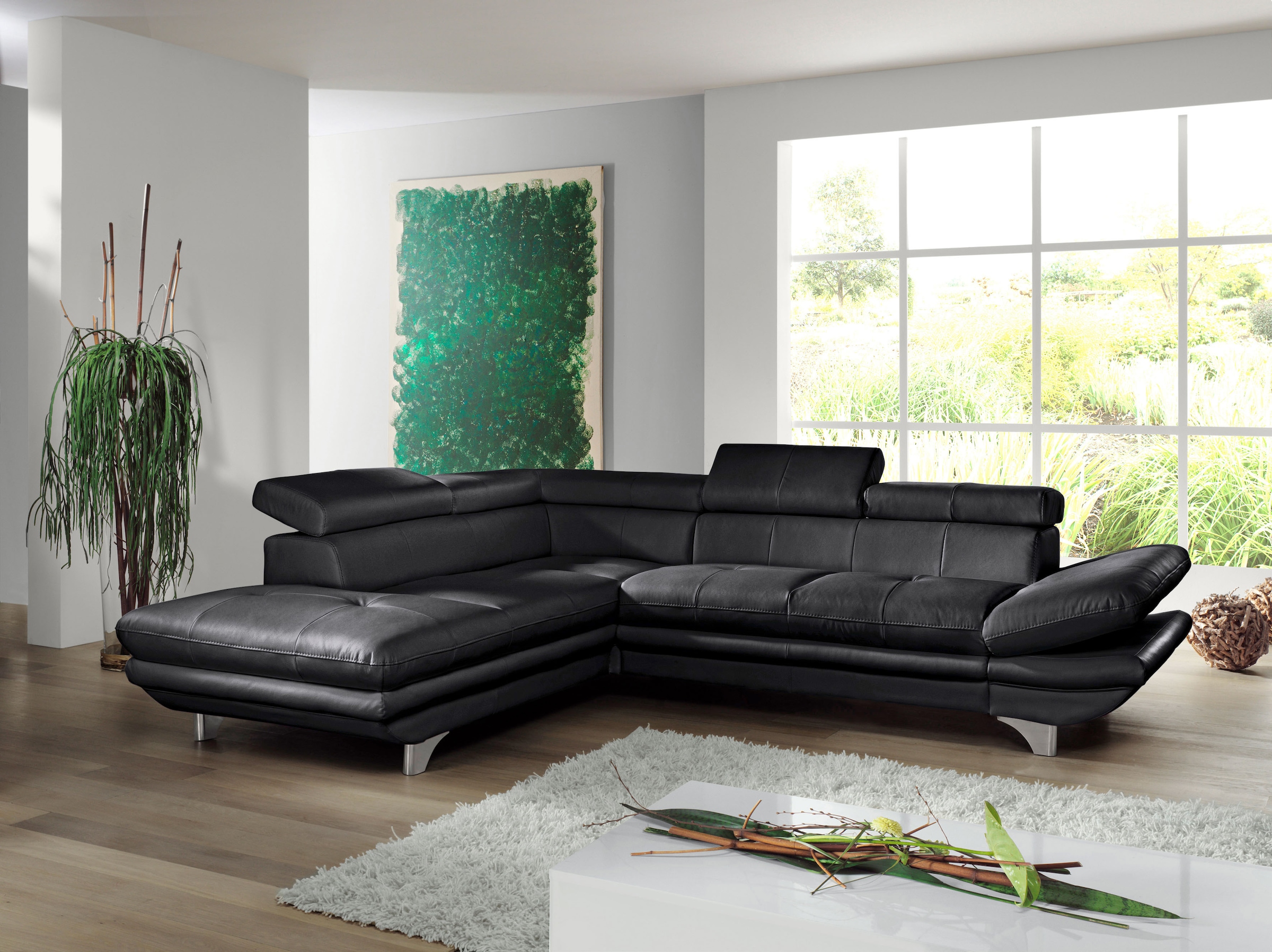 COTTA Ecksofa »Enterprise L-Form, B: 277 cm« Arm- & Kopfteilverstellung, optional Schlaffunktion