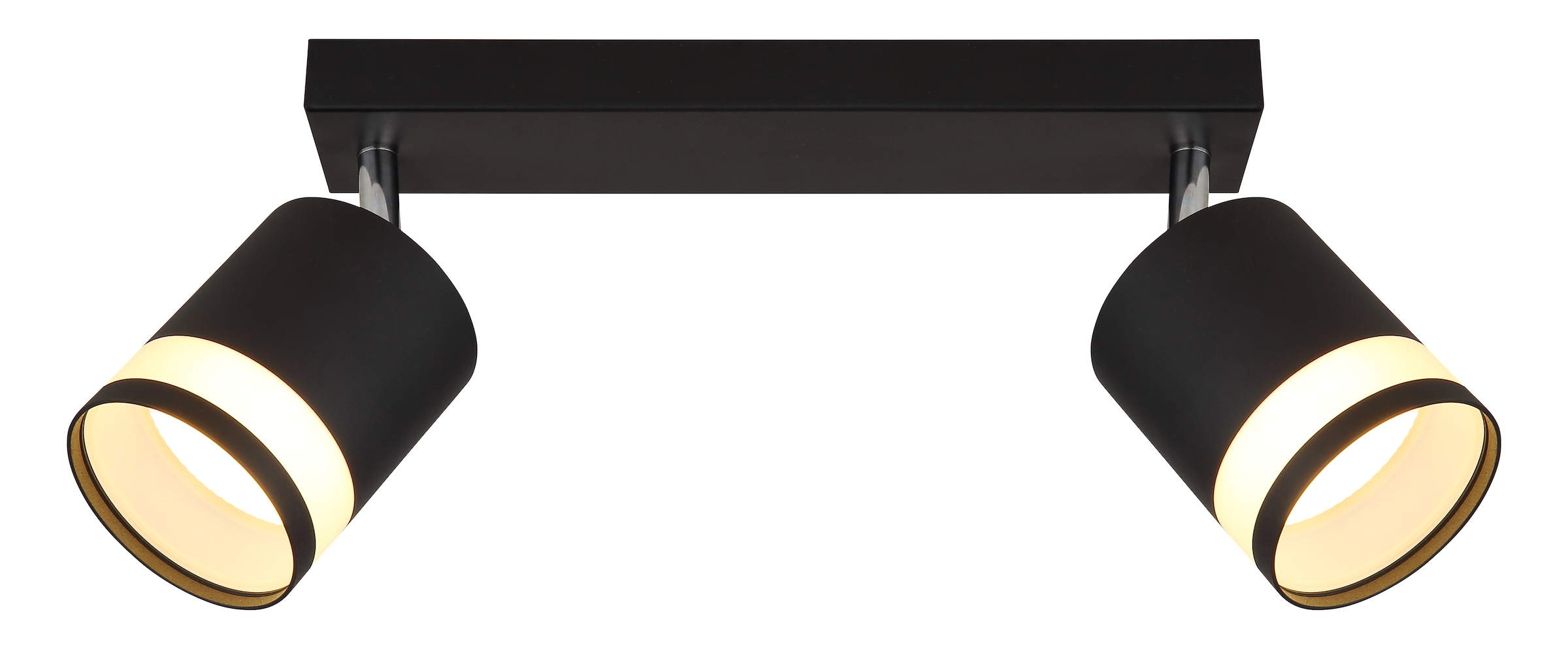 GLOBO LIGHTING Deckenstrahler »LUCERO«, Leuchtmittel GX53 | Leuchtmittel wechselbar, Deckenspot/schwarz/3000K/Wohnzimmer/Flur