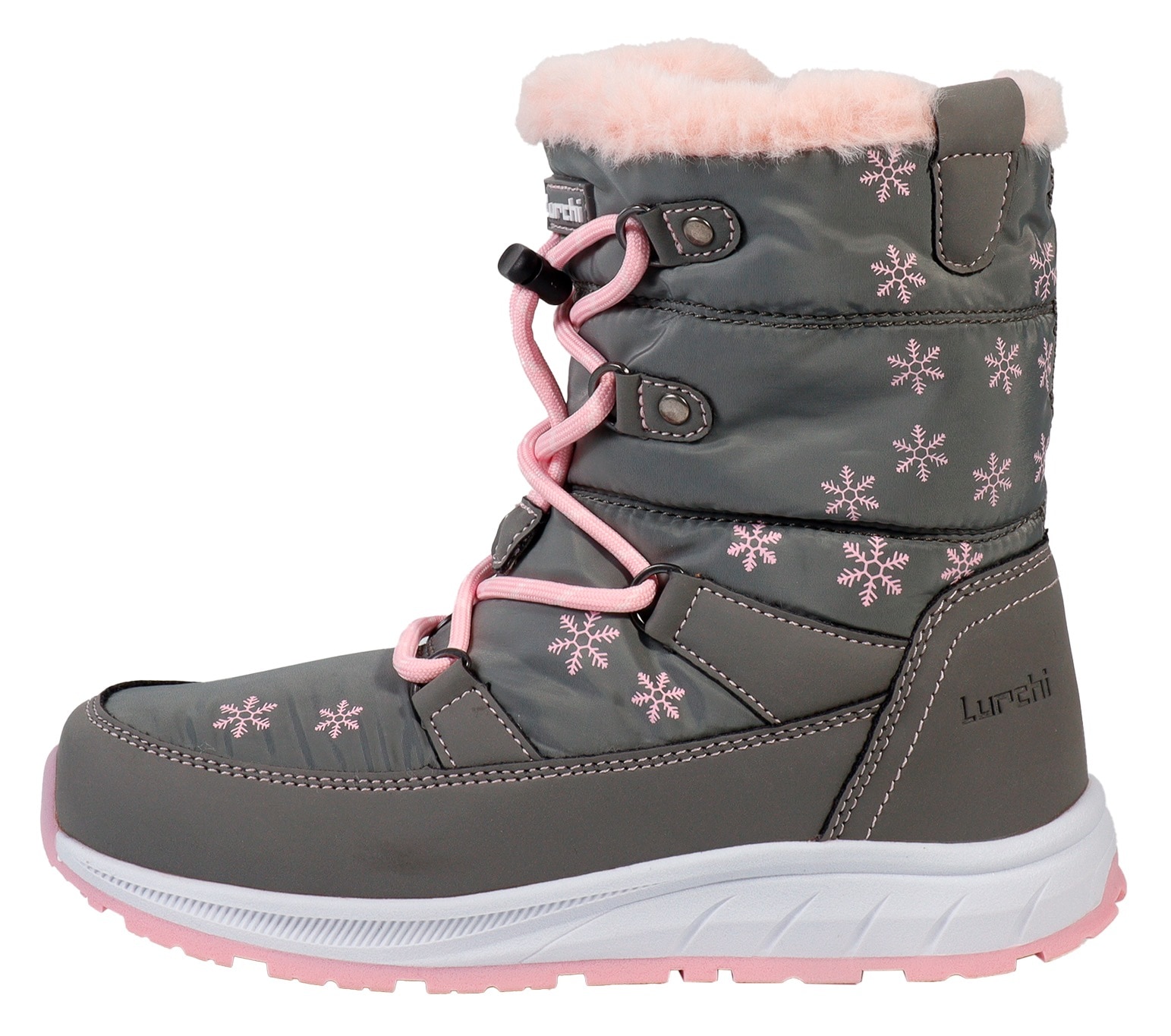 Lurchi Winterstiefel »Alby-TEX«, Sschneeboots mit Schneeflocken, Größenschablone zum Download