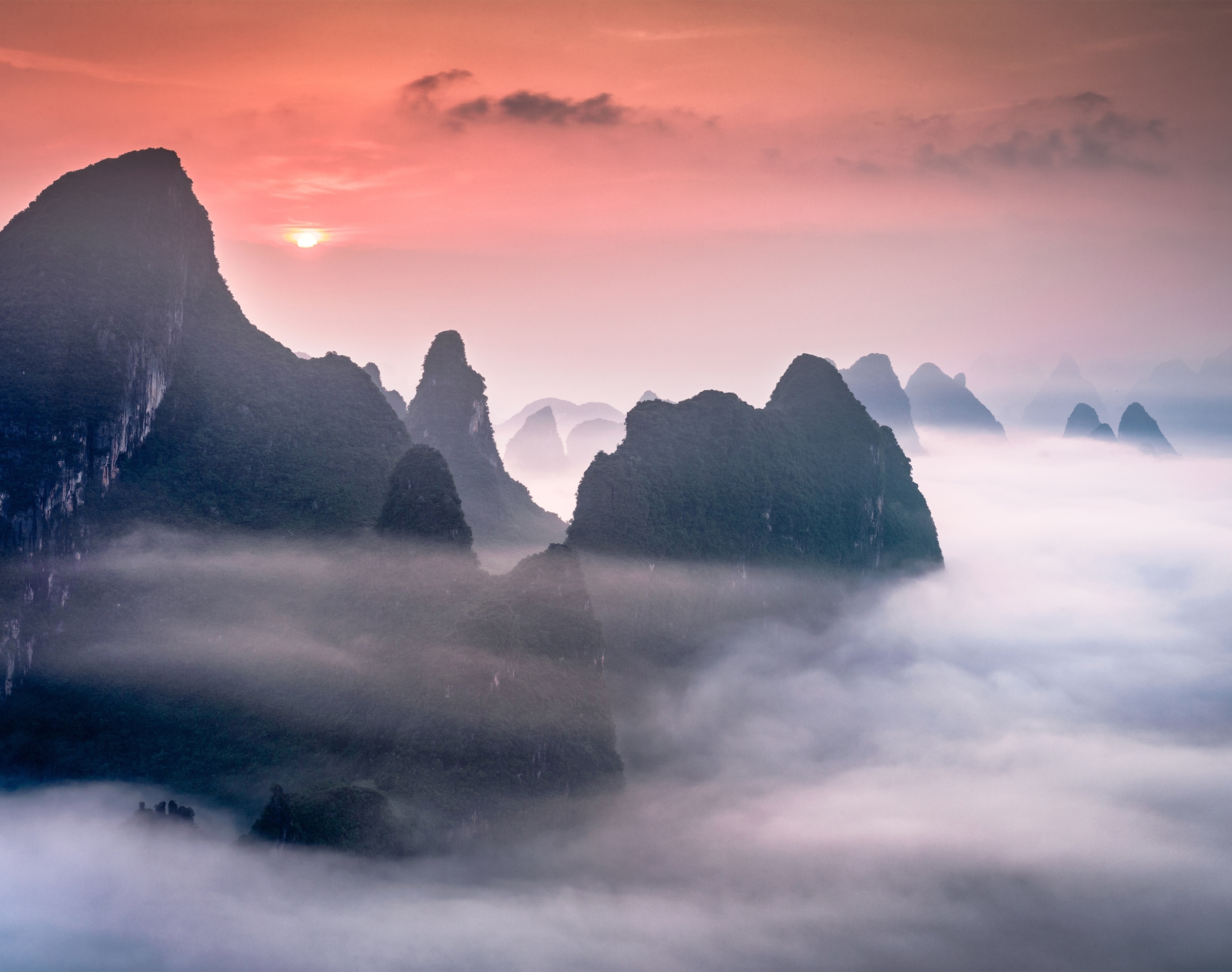 Papermoon Fototapete »Karst Mountains in Guilin China« günstig online kaufen