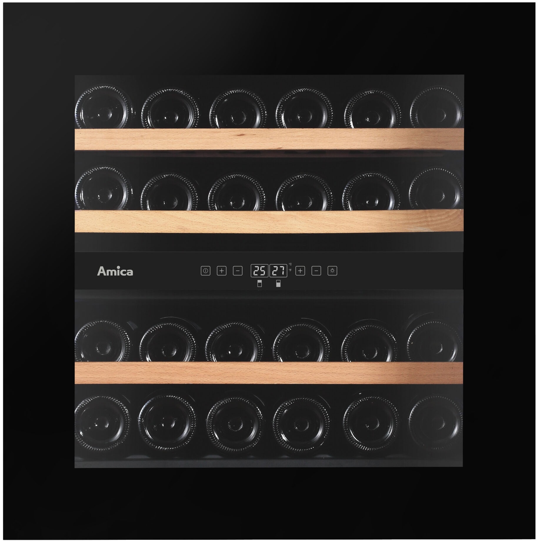 Amica Einbauweinkühlschrank »WK 341 215 S« für 26 Stk. Standardflaschen á 0 günstig online kaufen