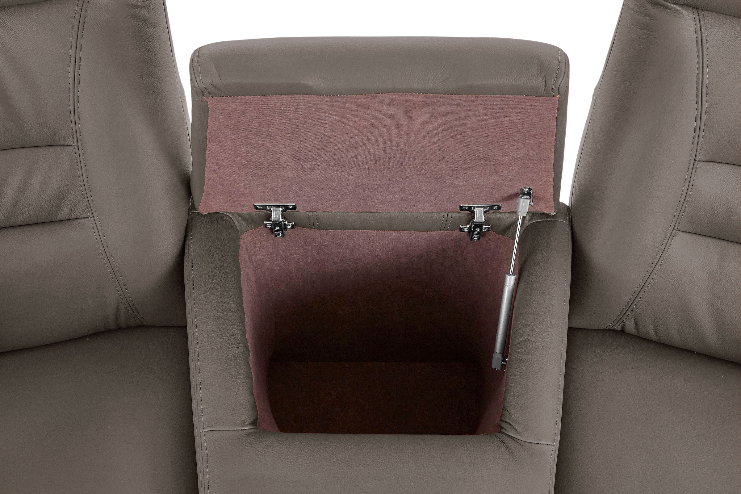 exxpo - sofa fashion 2,5-Sitzer »Ascoli, Kinosofa mit hohem Sitzkomfort, bequeme Armlehnen«, inkl. Relaxfunktion, mit Ablage und Staufach, hohe Rückenlehne