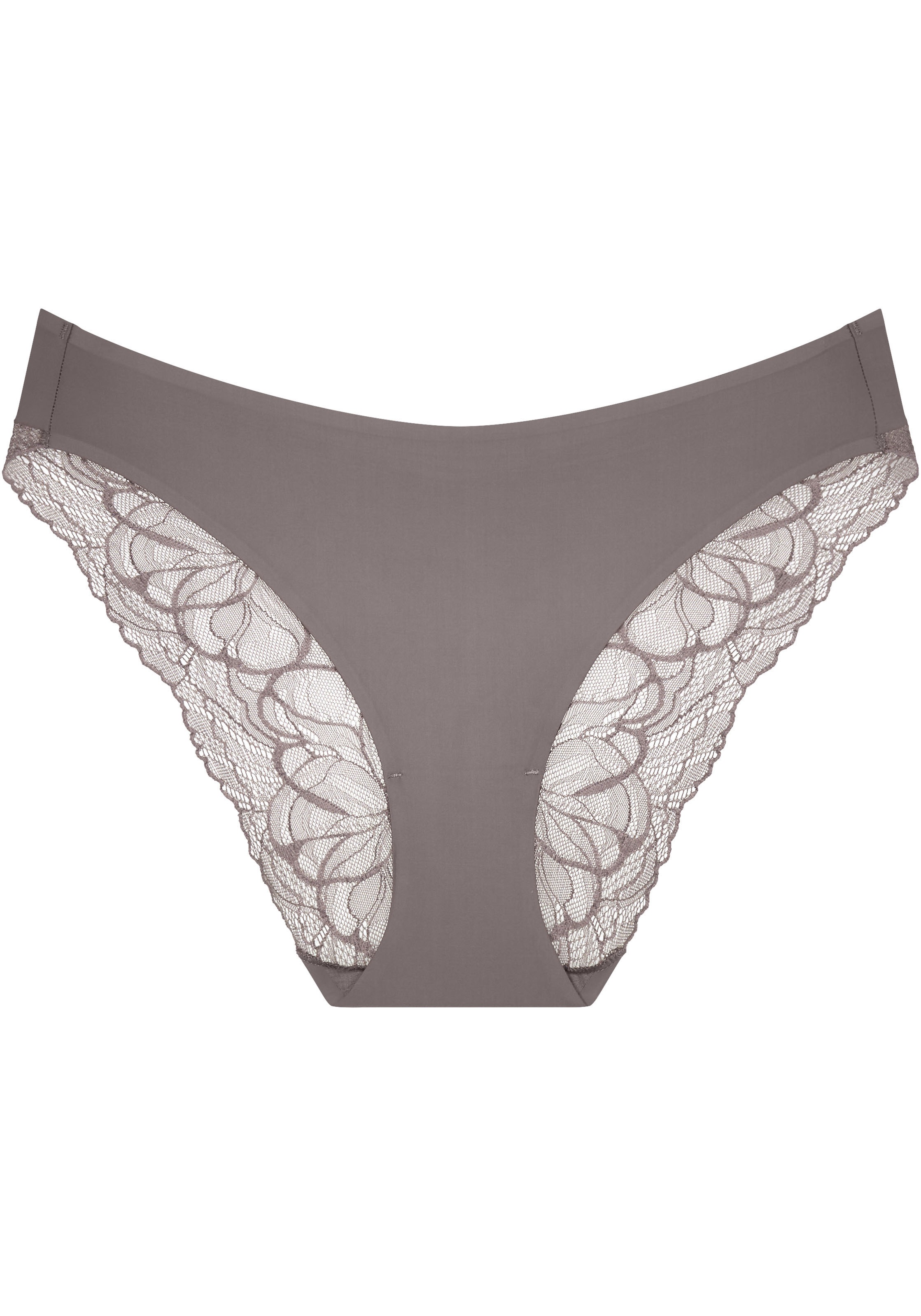 Triumph Tai-Slip »Body Make-Up Illusion Lace«, florale Stretch-Spitze, hoher Beinausschnitt, weiche Microfaser