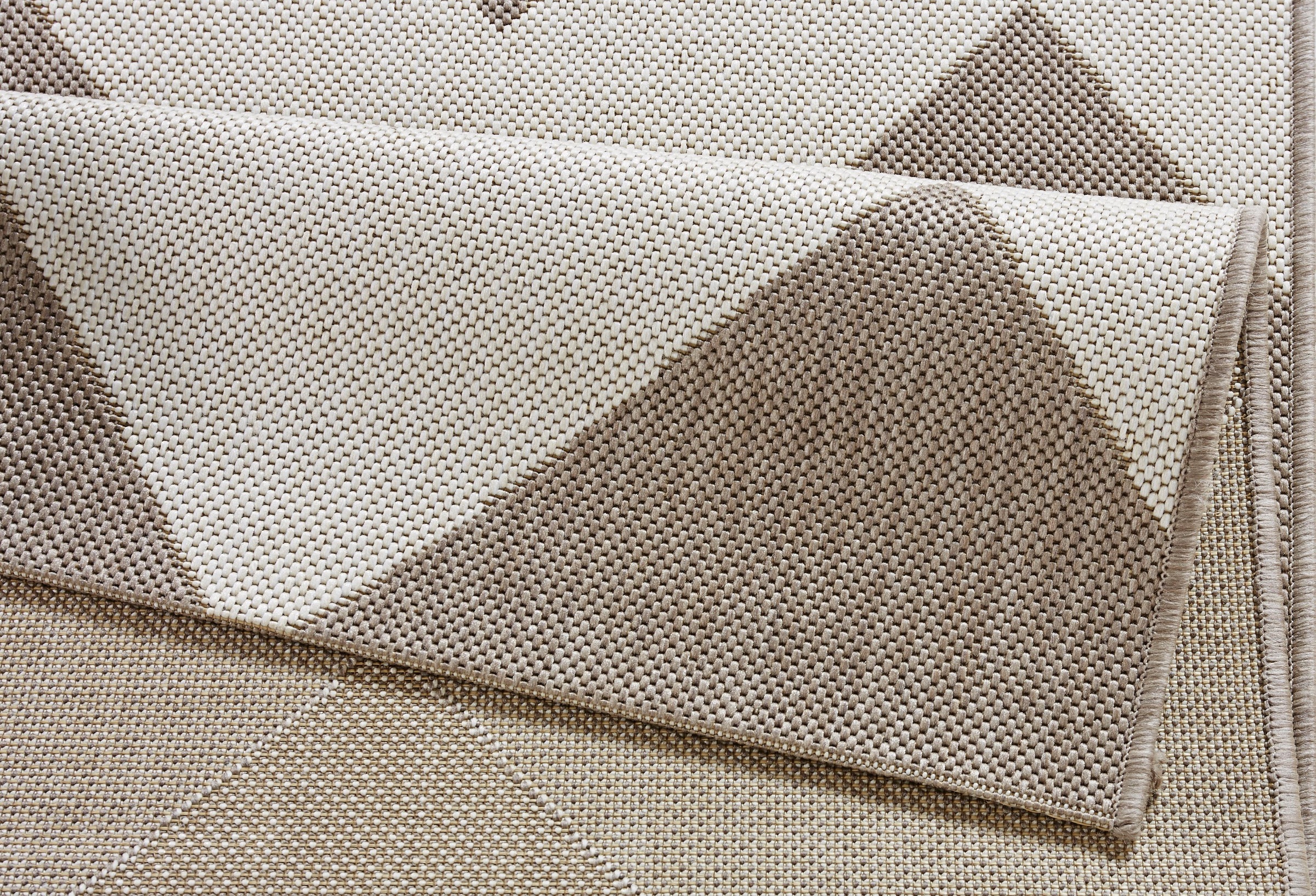 NORTHRUGS Teppich »Unique«, rechteckig, 8 mm Höhe, In- & Outdoor, Geometrisches Muster, Garten, Terrasse, Wohnzimmer