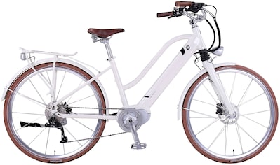 eGO Movement E-Bike »Classic 25 Cleopatra Trapez 45 cm Weiß 28"«, 10 Gang, Shimano,... kaufen