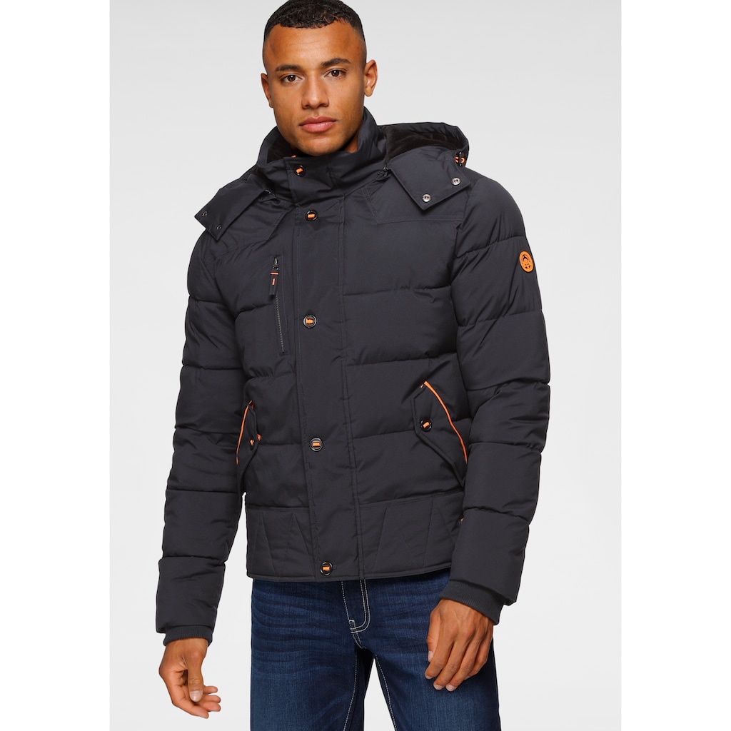 Bruno Banani Steppjacke, mit Kapuze