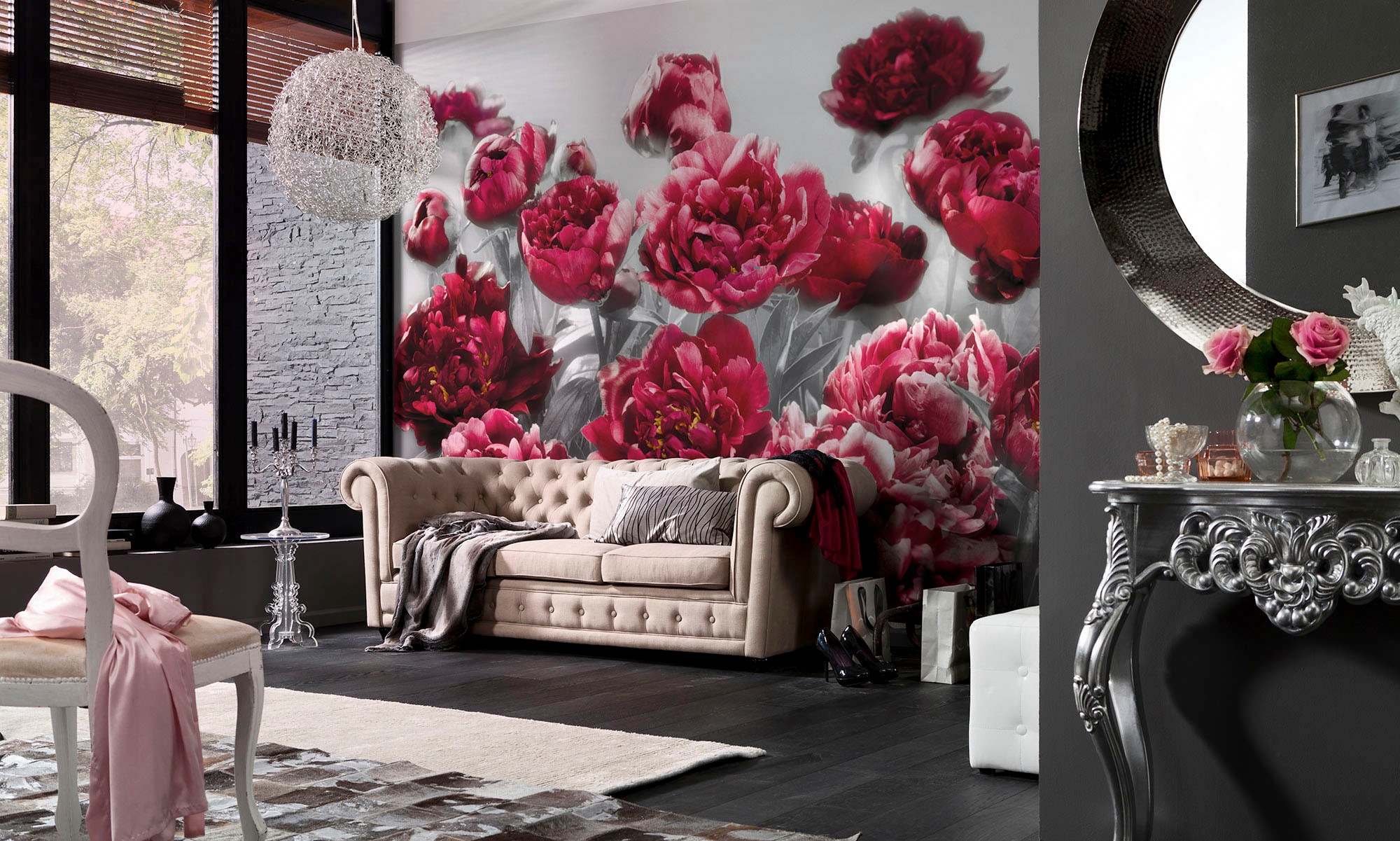 Komar Vliestapete »Digitaldruck Vlies - Temptation - Größe 400 x 260 cm«, bedruckt, Wohnzimmer, Schlafzimmer
