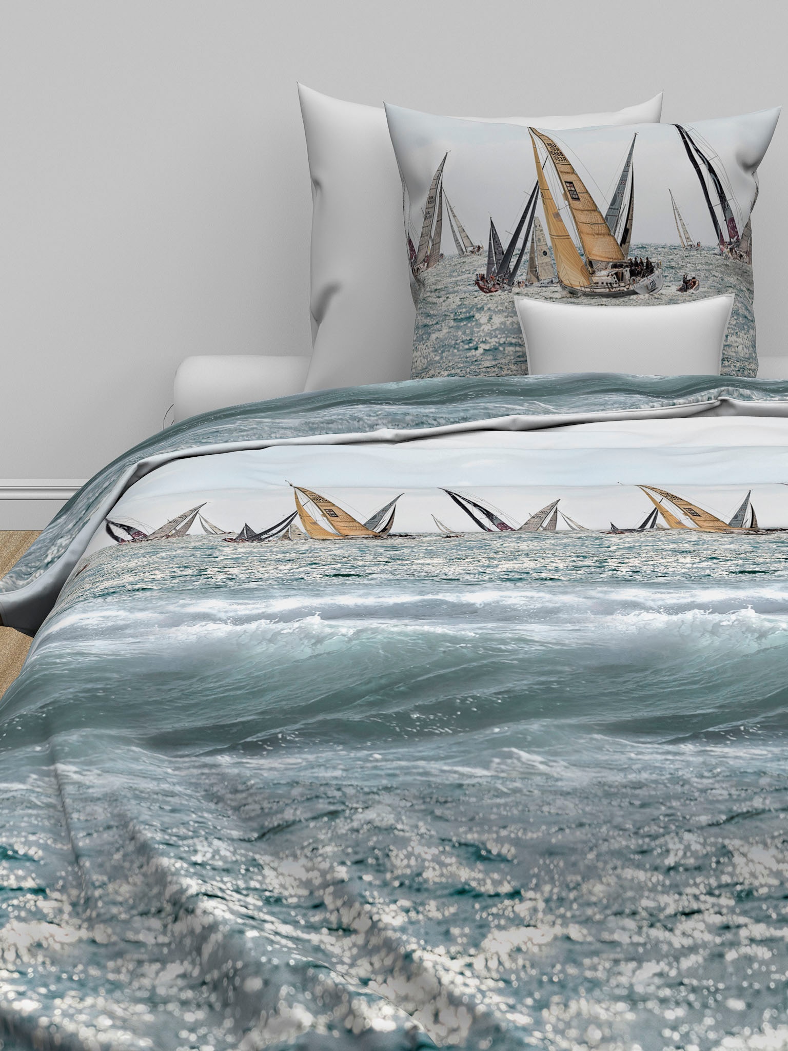 ZO HOME Bettwäsche »Kacie« 2 Stk. tlg. Bettwäsche aus 100% Baumwolle, hochwertiges Mako-Satin