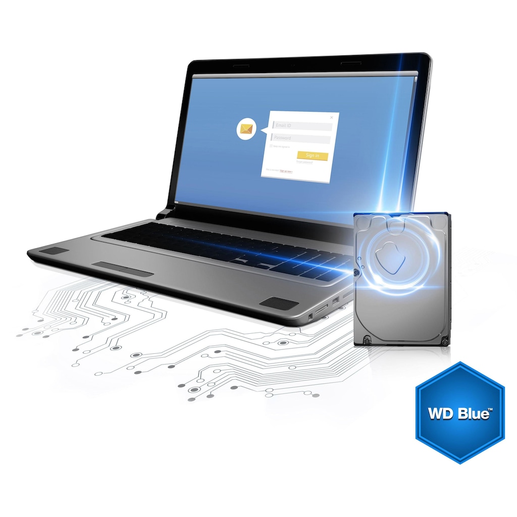 Western Digital HDD-Festplatte »WD Blue«, 3,5 Zoll, Anschluss SATA