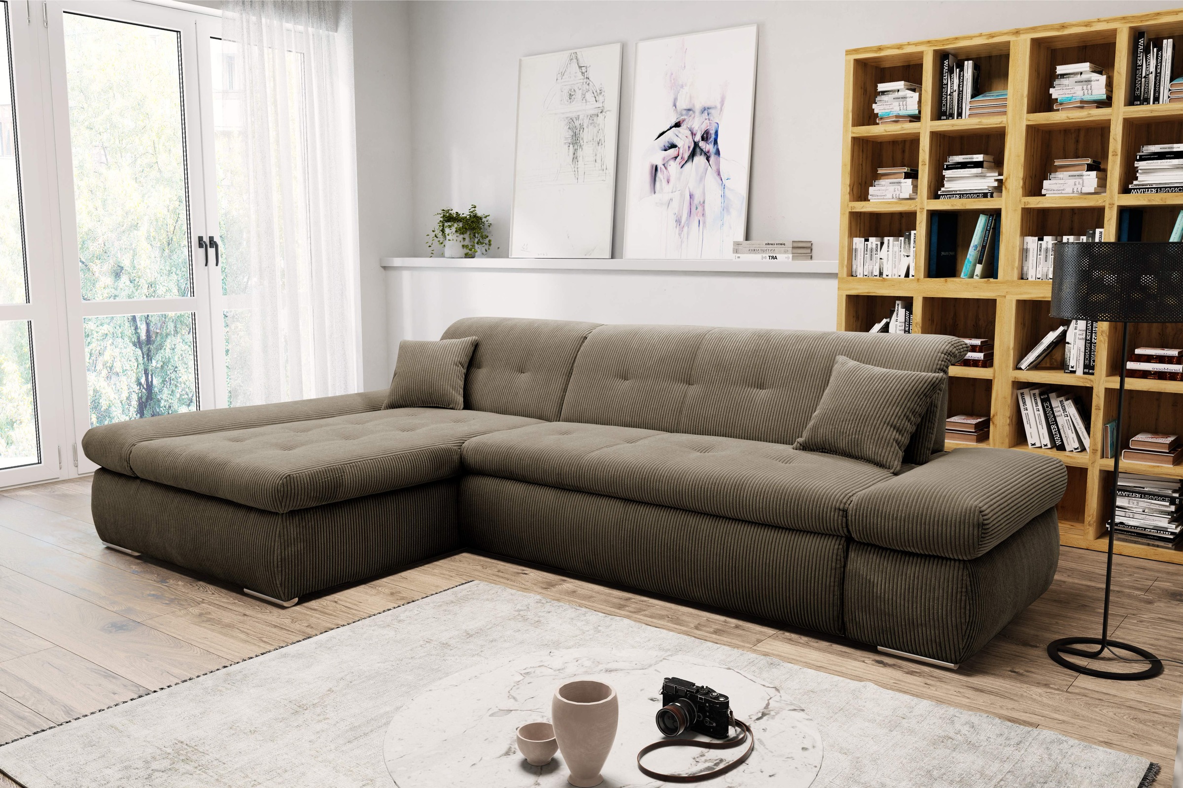 DOMO collection Ecksofa »Moric, L-Form, XXL-Sofa - Breite 300cm«, wahlweise günstig online kaufen