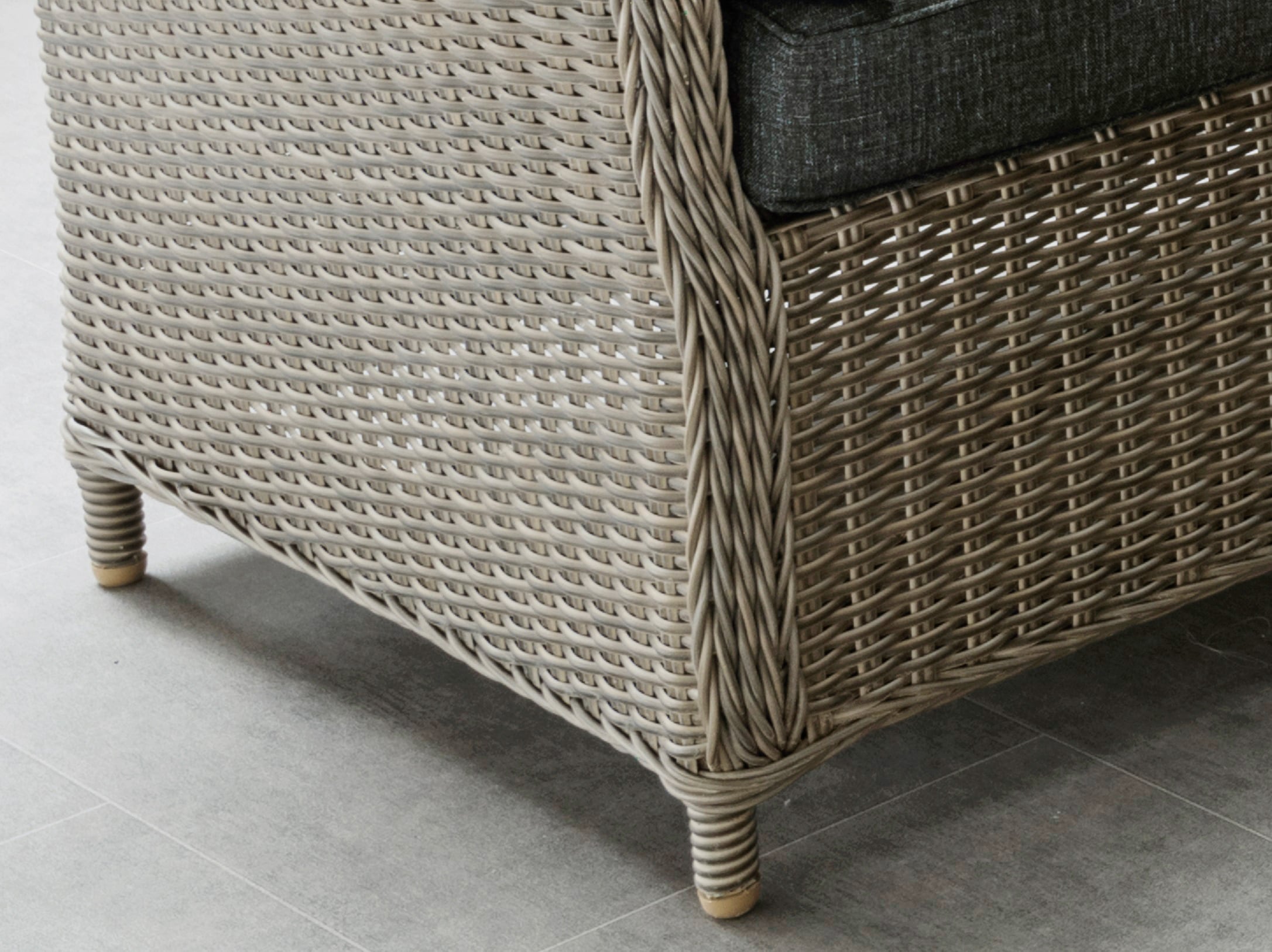 Destiny Garten-Essgruppe »PALMA LUNA«, (16 tlg., 2x Schenkel, 1x Eckmodul, 2x Sessel, 1x Tisch, inkl. Auflagen), Aluminium, Polyrattan