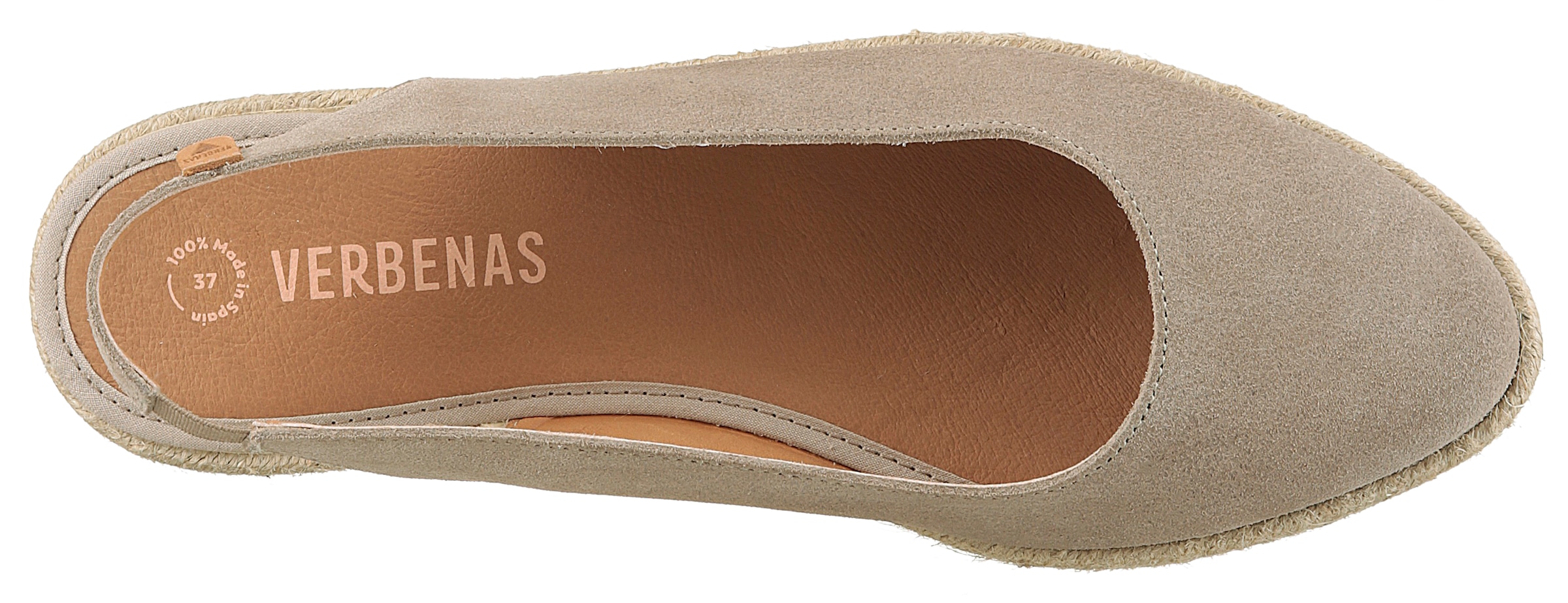 VERBENAS Slingsandale »Kiara Serraje«, Sommerschuh, Sling, Urlaubschuh mit Juterahmen