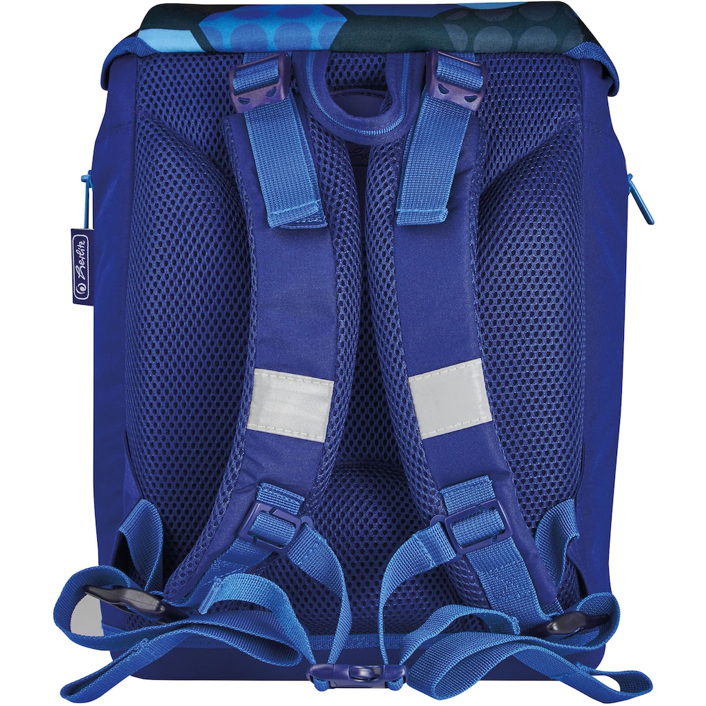 Herlitz Schulrucksack »SoftLight Plus Play Ball«, Reflektoren-Floureszierende Flächen