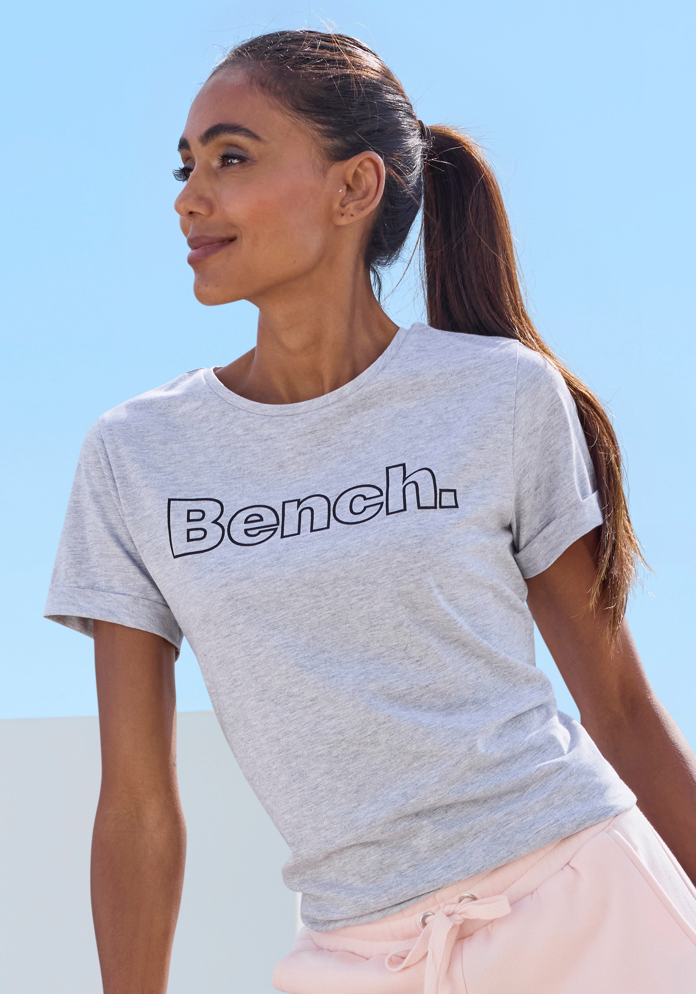 Bench. Loungewear T-Shirt Packung, 2 Stk. mit Logodruck