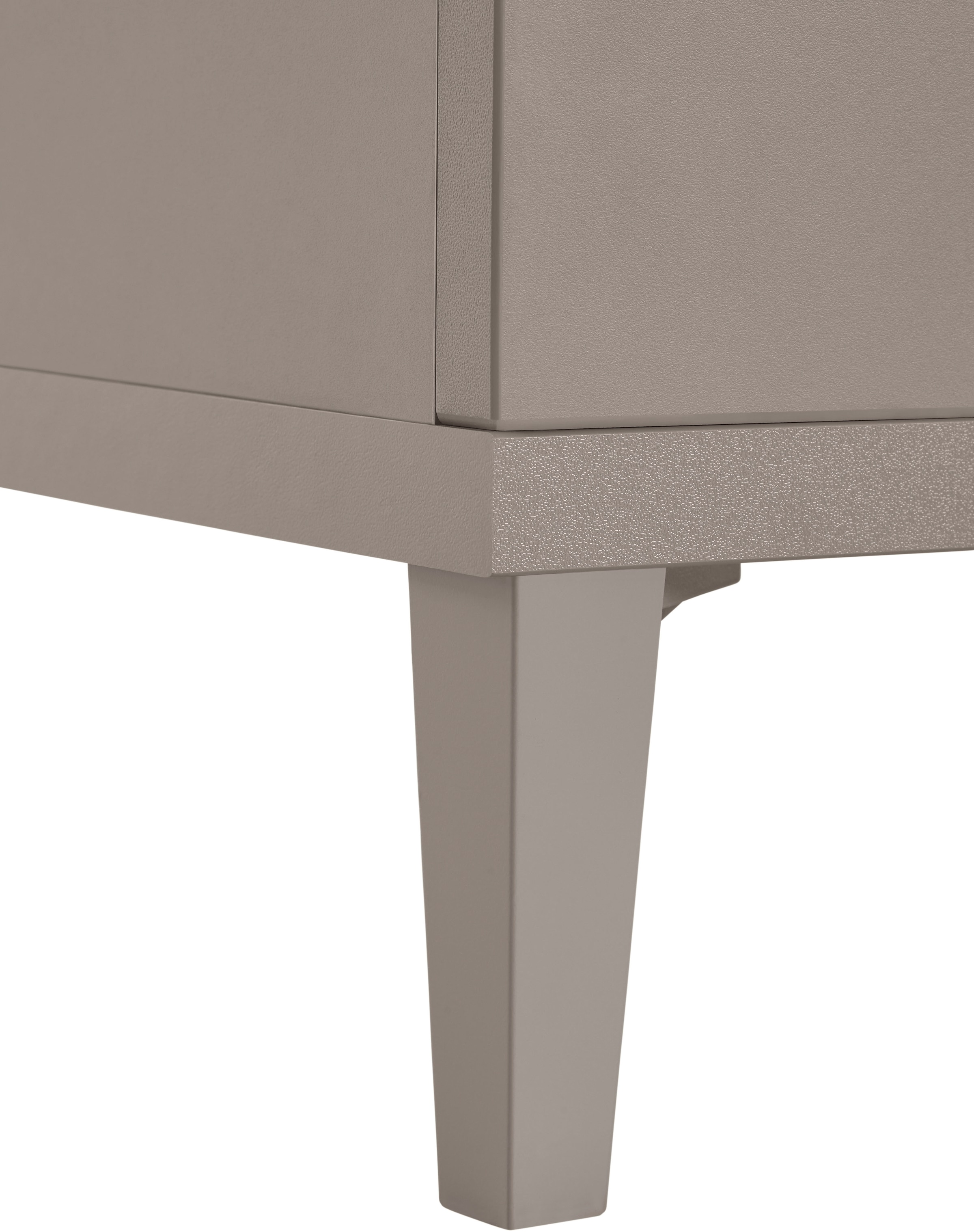 YUNY by PAIDI Kleiderschrank »BROTHER STU inkl. Kleiderstangen und Einlegeböden«, (B/H/T ca. 95x195x52cm, Taupe), zertifizierte Qualität, Soft-Close