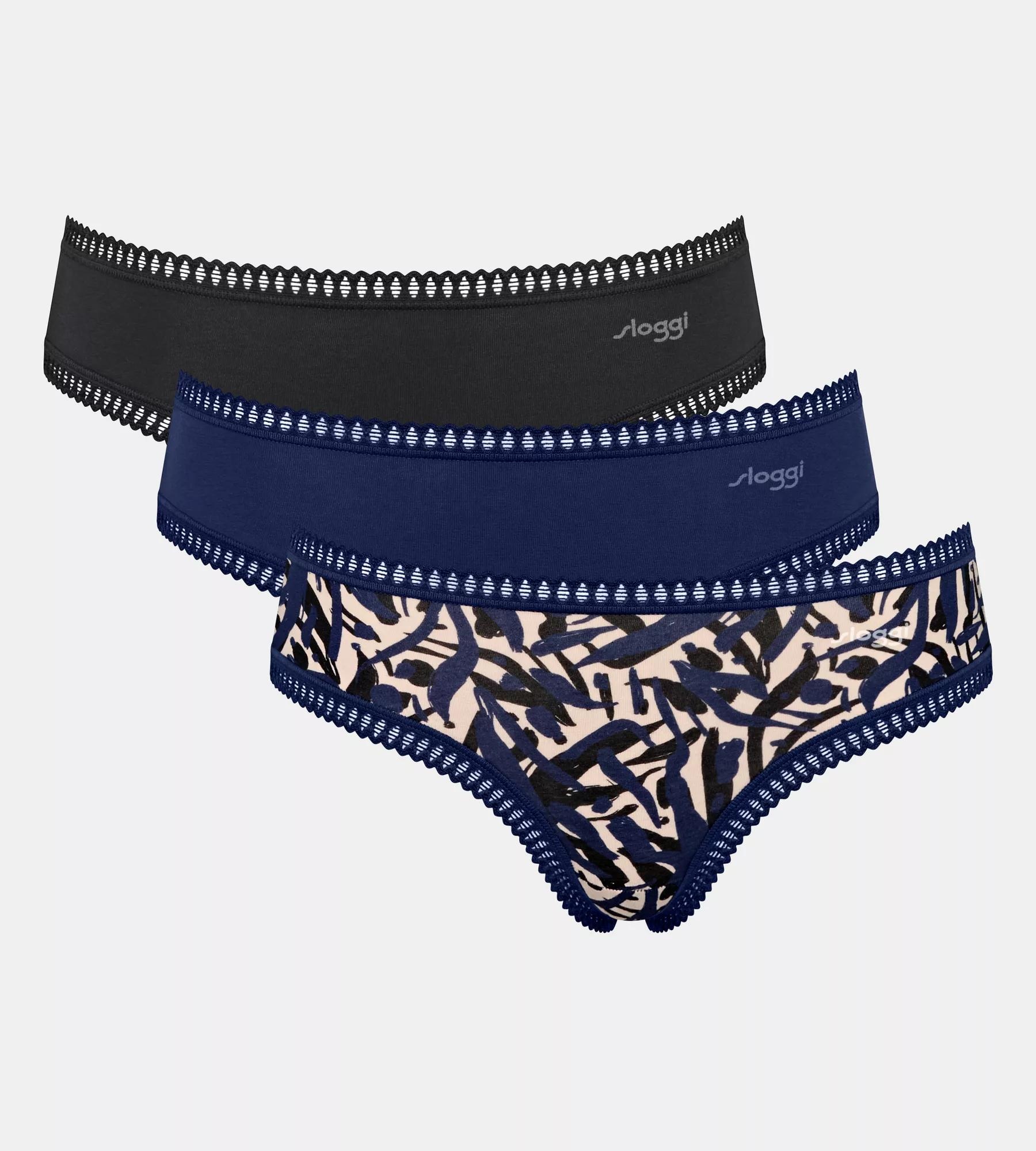 sloggi Hipster »GO Crush« mit Spitzendetails, Multipack