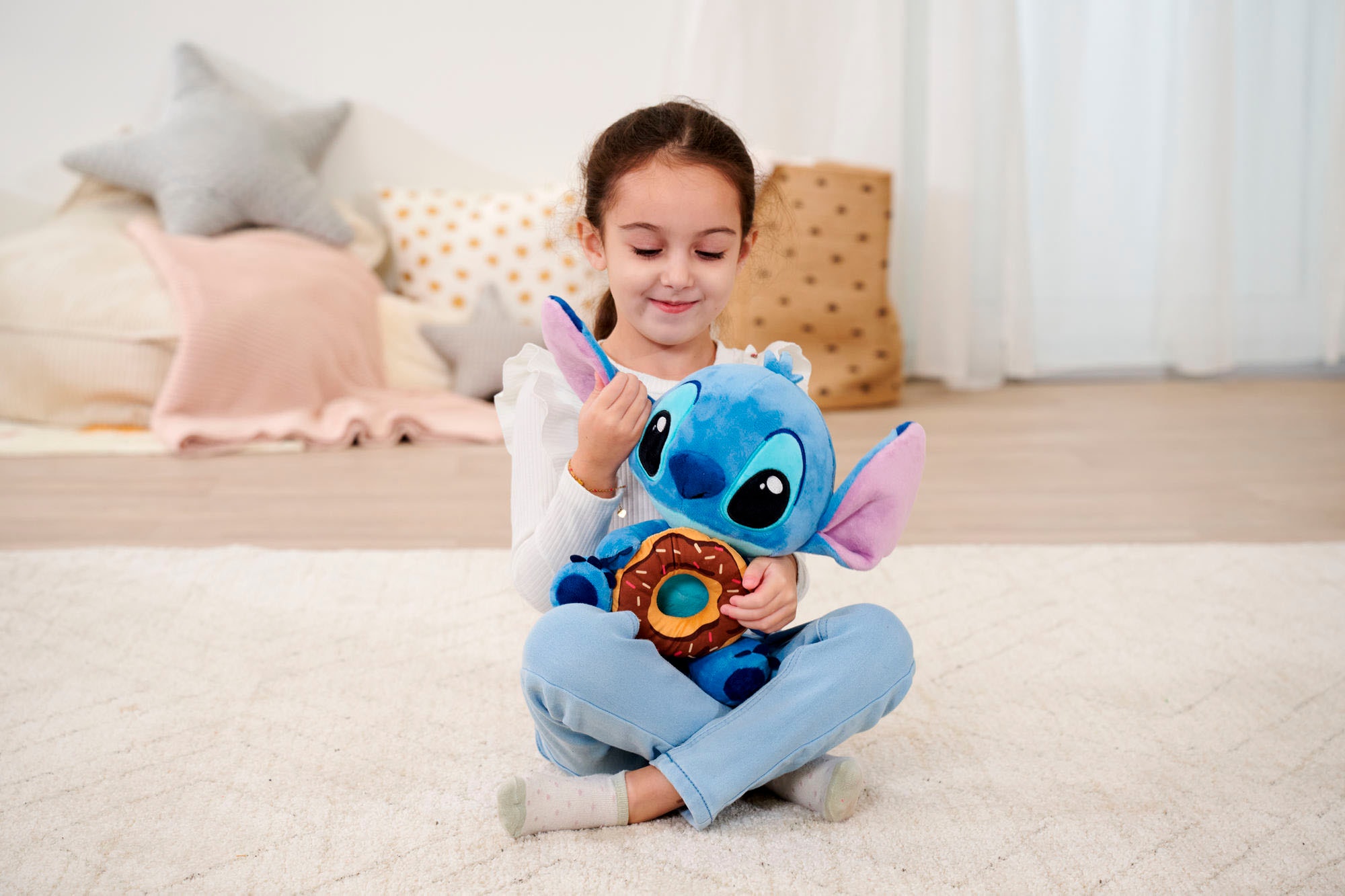 SIMBA Plüschfigur »Disney Stitch mit Doughnut, 25cm«