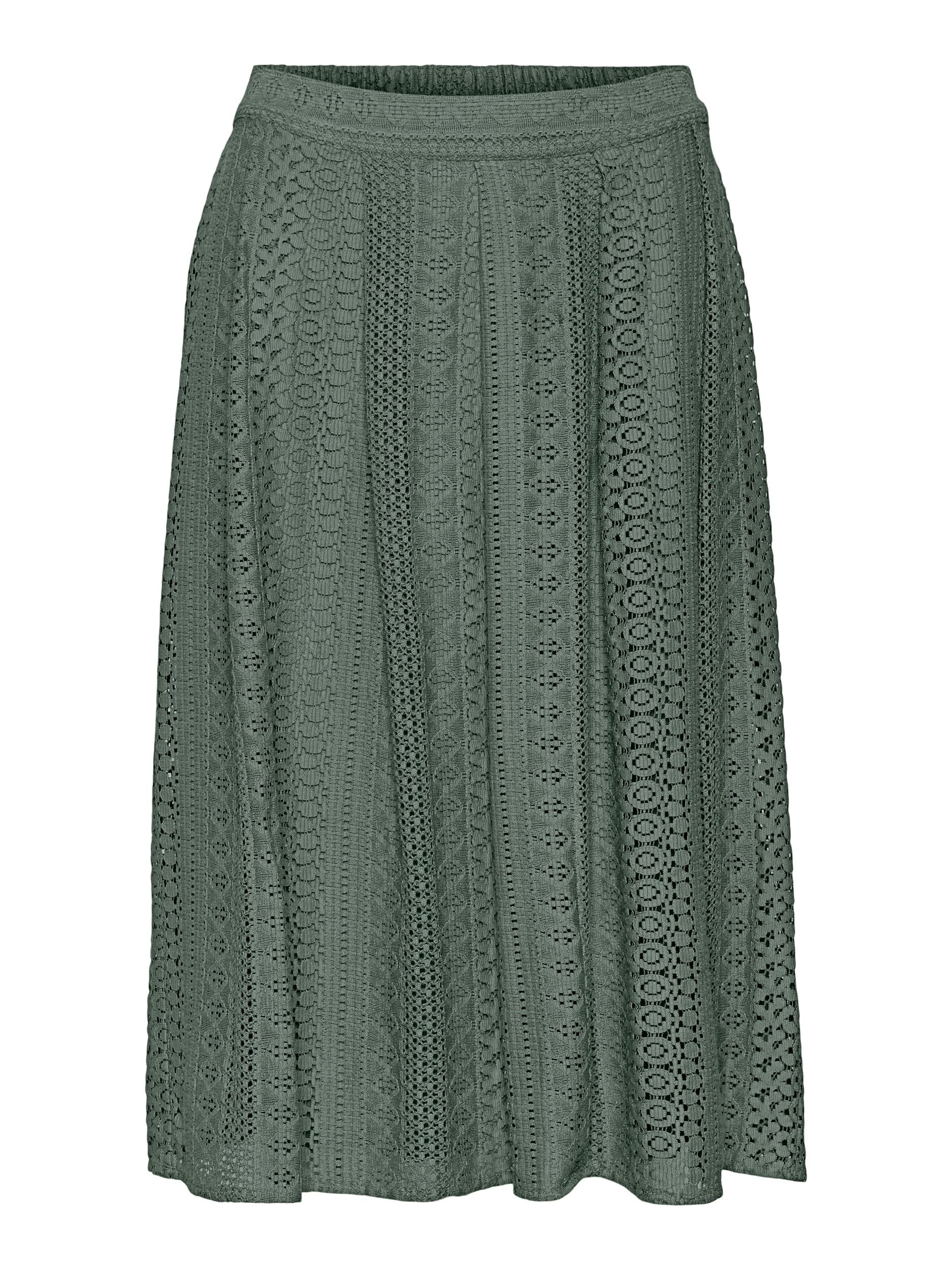 Faltenrock »VMHONEY LACE H/W CALF SKIRT WVN«