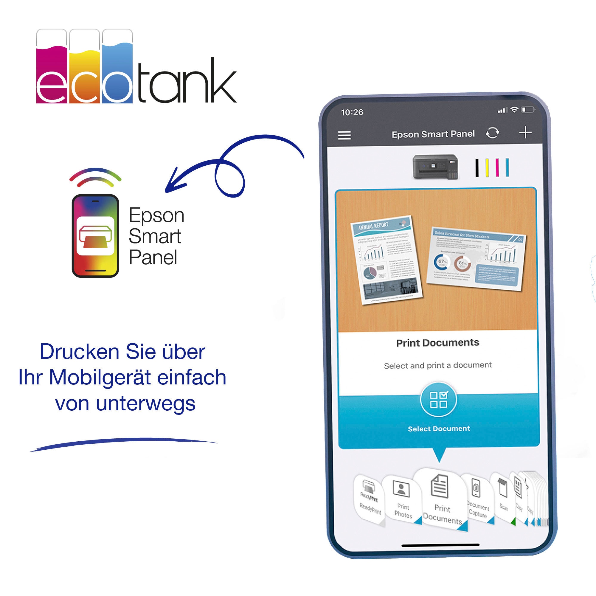 Epson Tintenstrahldrucker »EcoTank ET-2850«