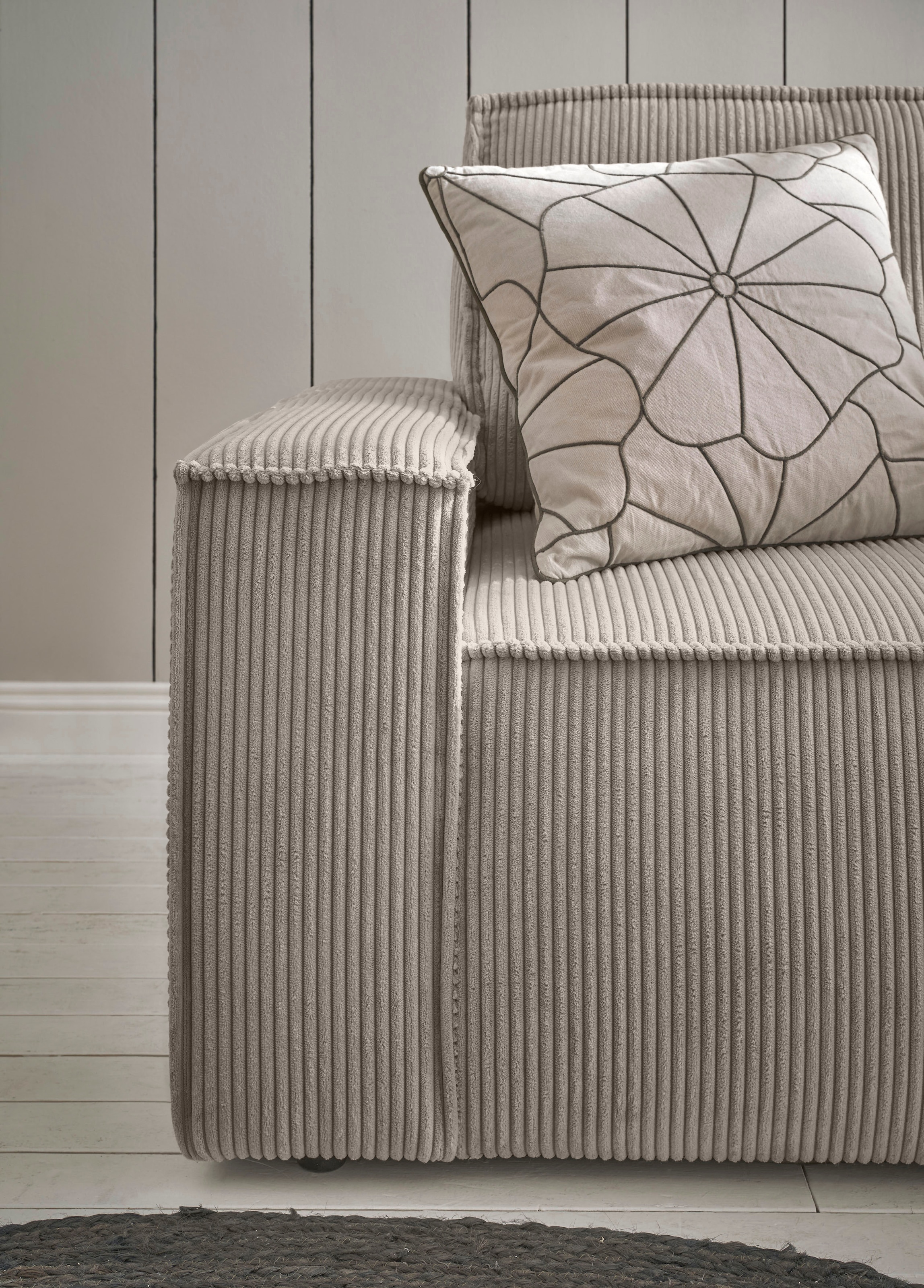 Home affaire Sessel »SHERWOOD, Love-Seat in 3 Stoffarten verfügbar«, passend zur Polster-Serie SHERWOOD