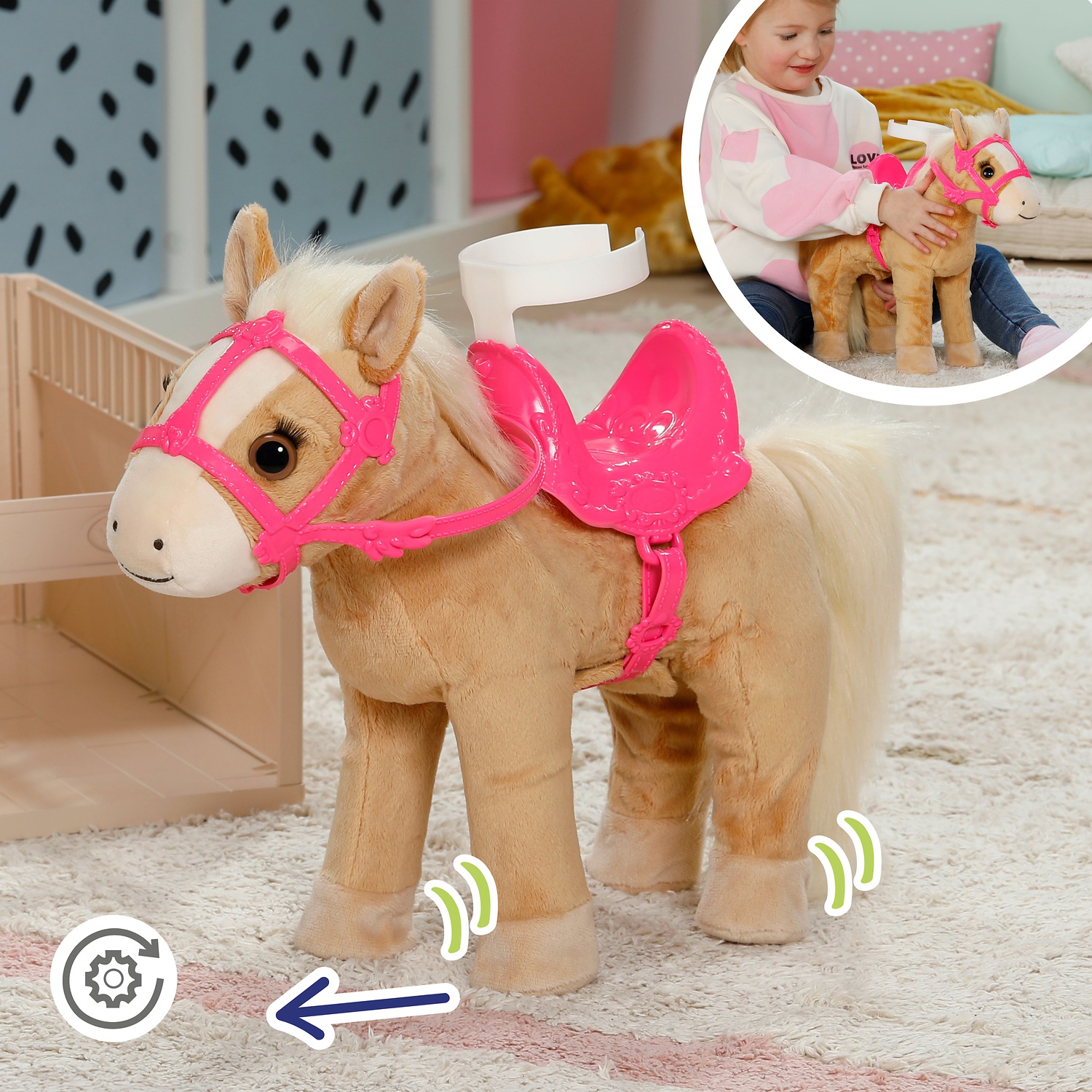 Baby Born Plüschfigur »Mein Pferd Cutie mit Box«