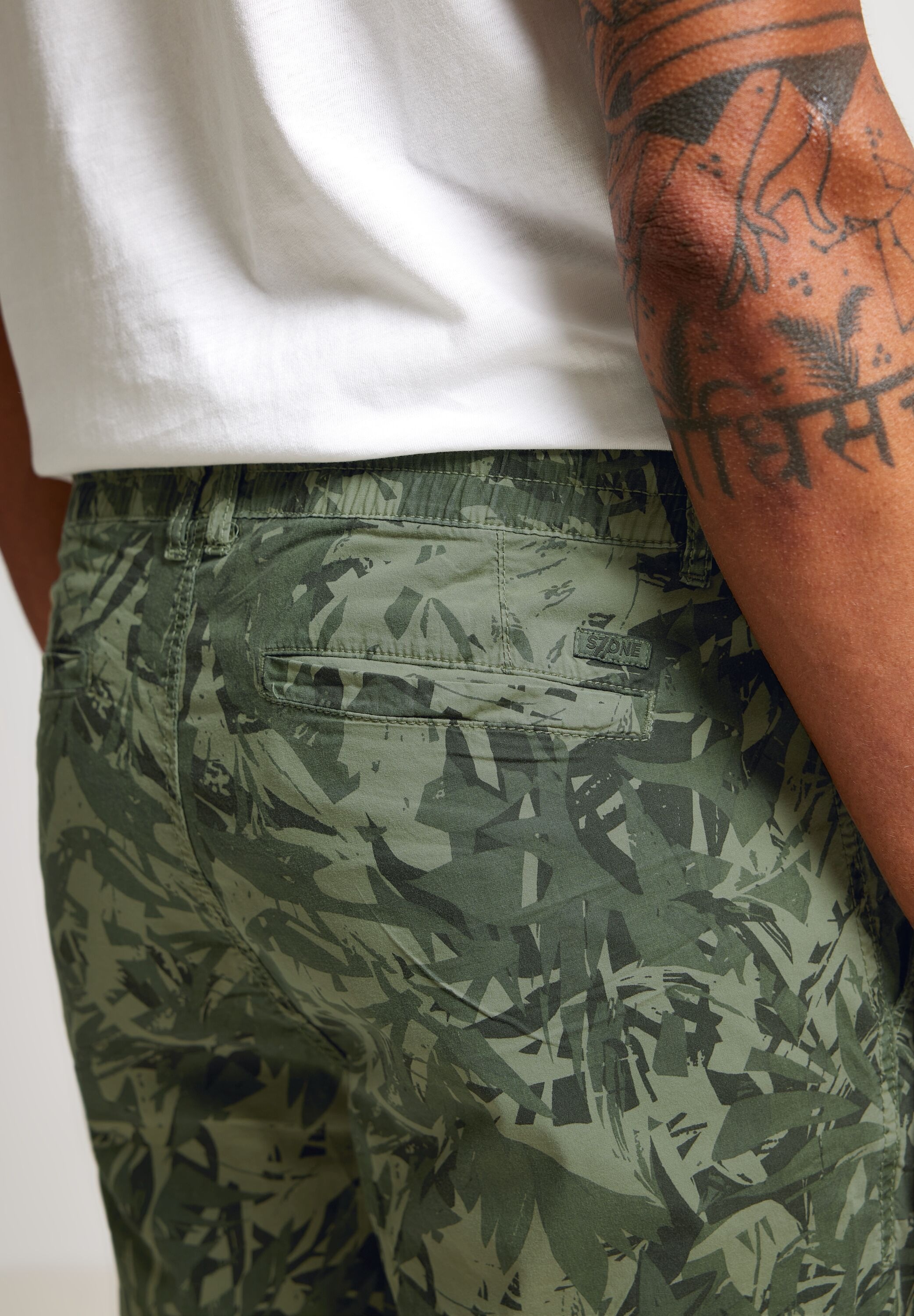 4. Bild von STREET ONE MEN Shorts, Elastikbund mit Tunnelzug