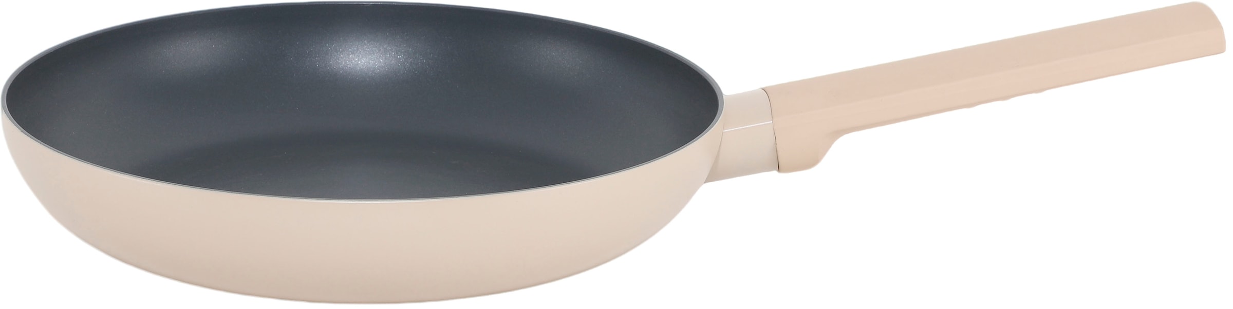 Hanseatic Topf-Set »ALU SCANDI, mit Antihaftbeschichtung« Set, Stielkasserolle 16 cm, Kochtopf 16/20/24 cm, Bratpfanne 24/28 cm, 9 tlg. Aluminium