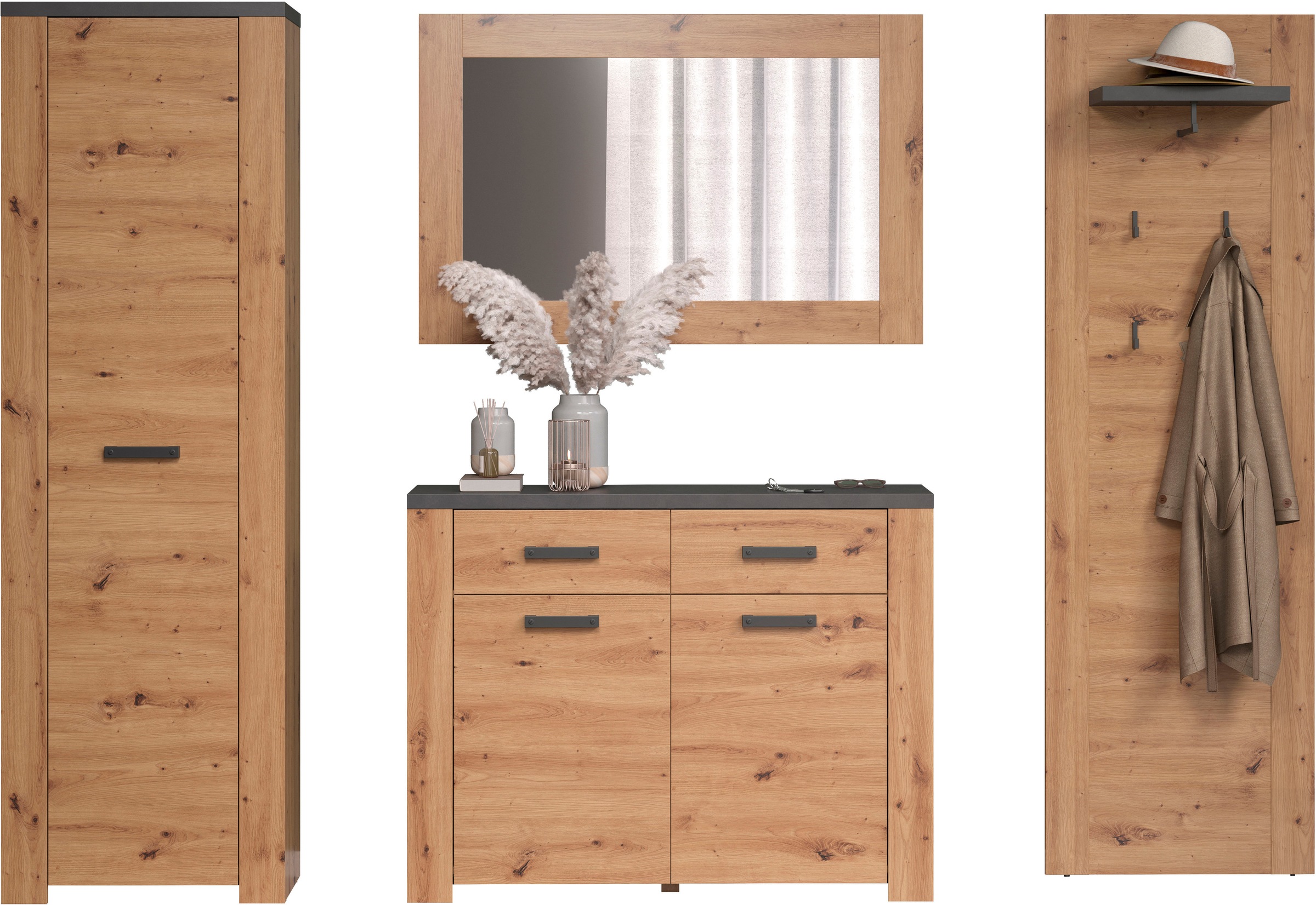 Home affaire Garderoben-Set »Ambres«, (4 St.)