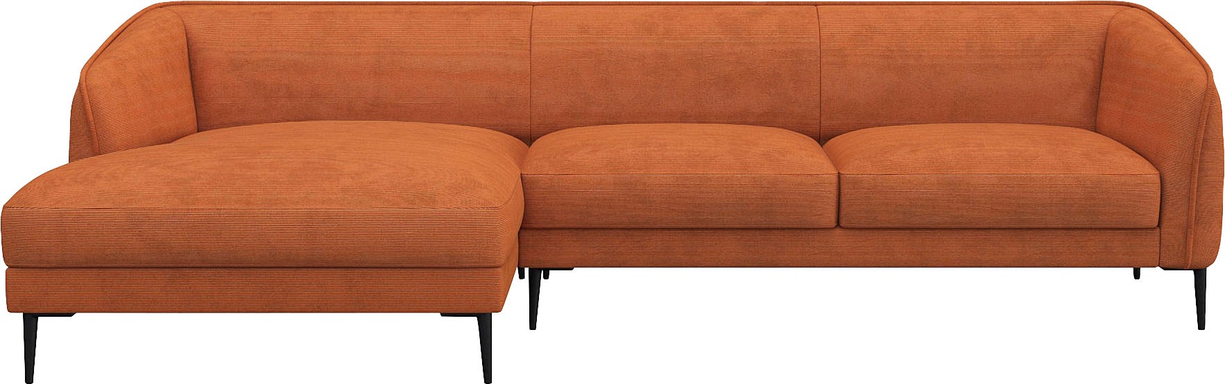 FLEXLUX Ecksofa »Belle Designsofa, L-Form, B/T 288/149 cm«, Skandinavisches günstig online kaufen