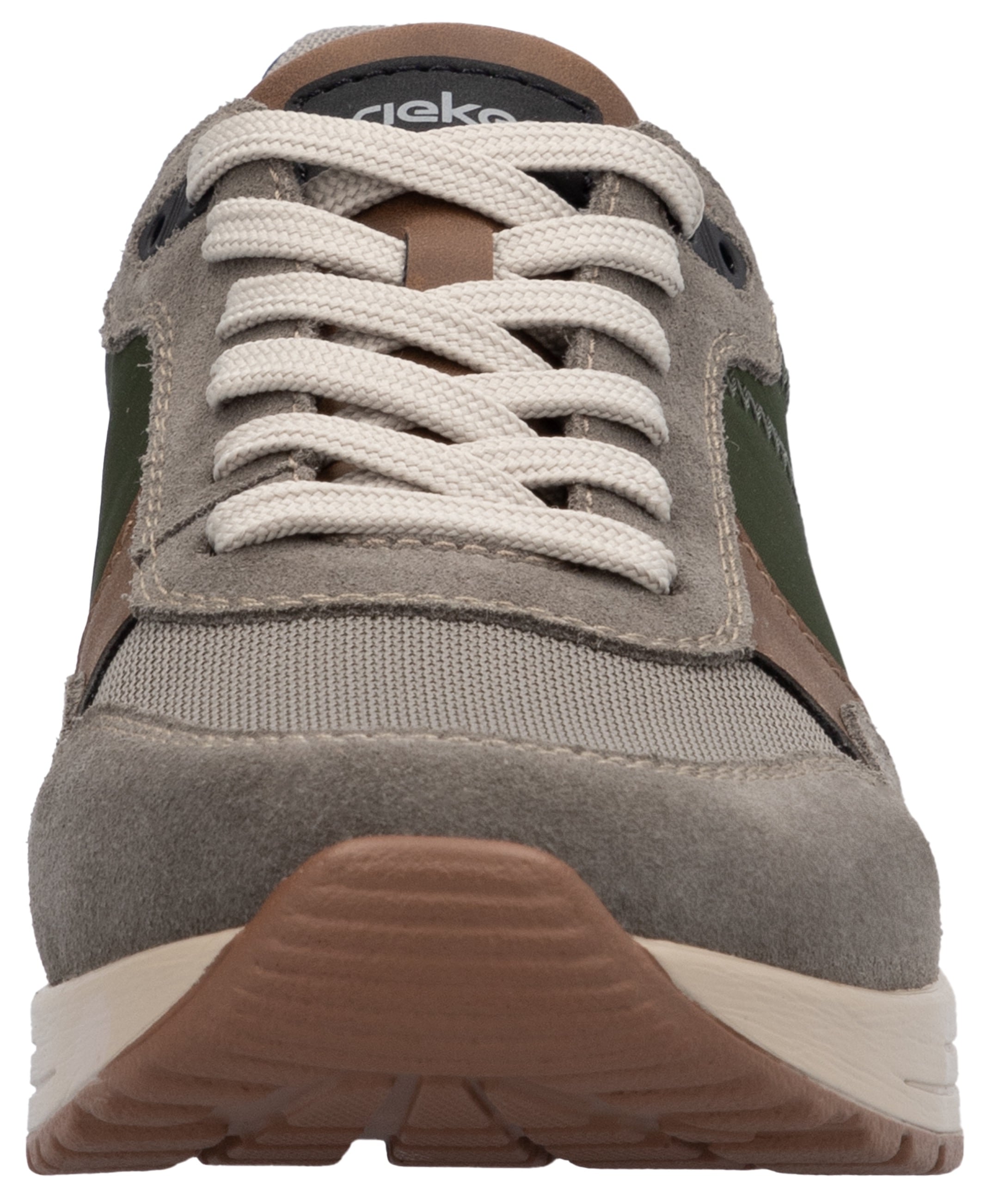 Rieker Sneaker, Schnürschuh, Halbschuh, Freizeitschuh mit gepolstertem Schaftrand