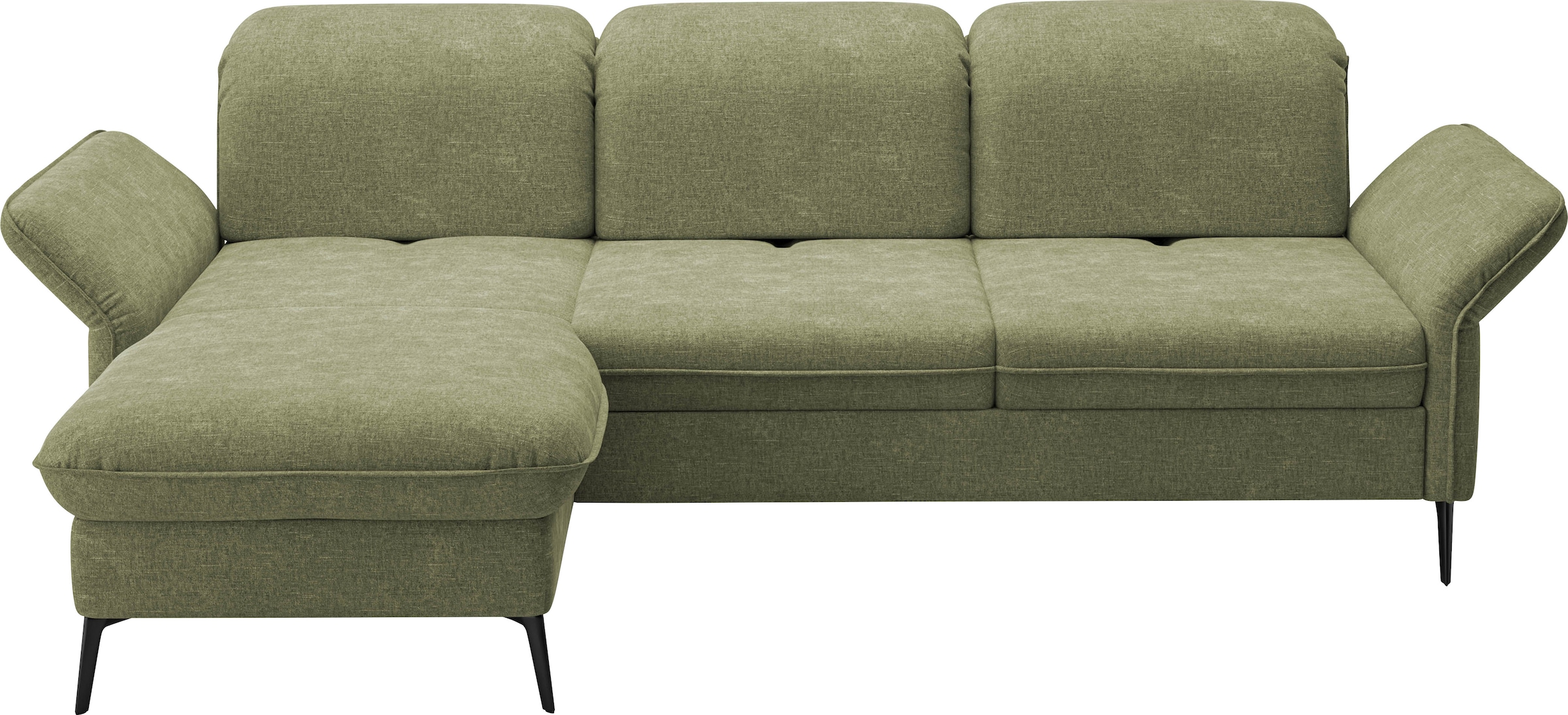sit&more Ecksofa »Emely, inkl. Sitztiefenverstellung«, wahlweise mit Bettfunktion,Bettkasten,Kopf- & Armteilverstellung
