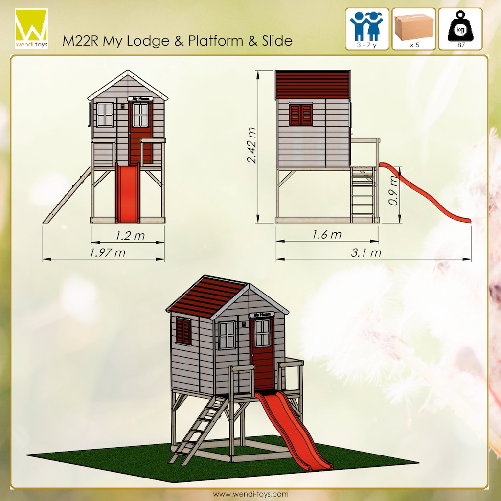 Wendi Toys Spielturm »Wendi Toys Tiger«