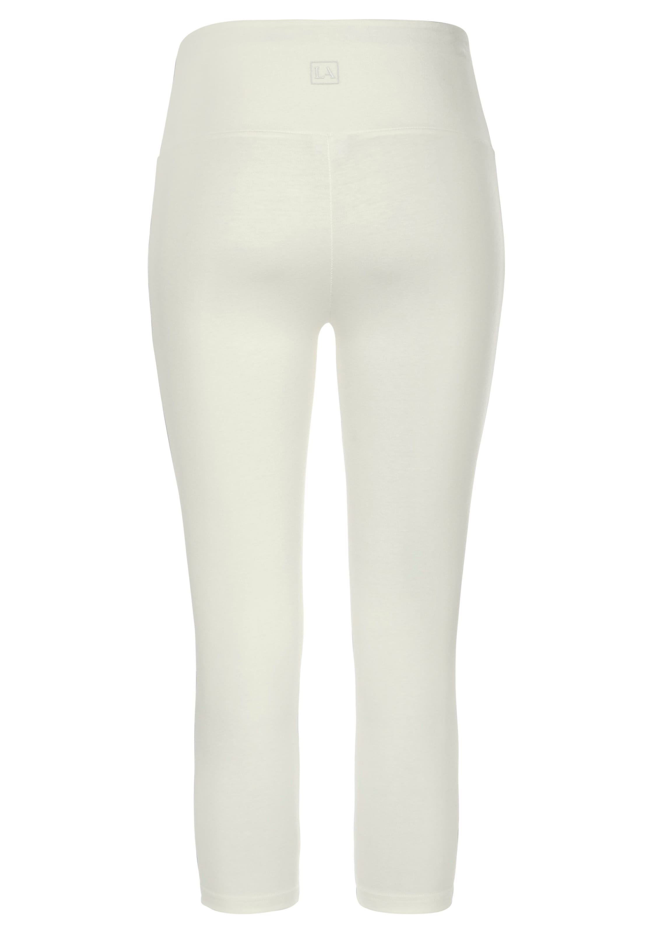 LASCANA Caprileggings, mit breitem weichem Bündchen, Loungewear