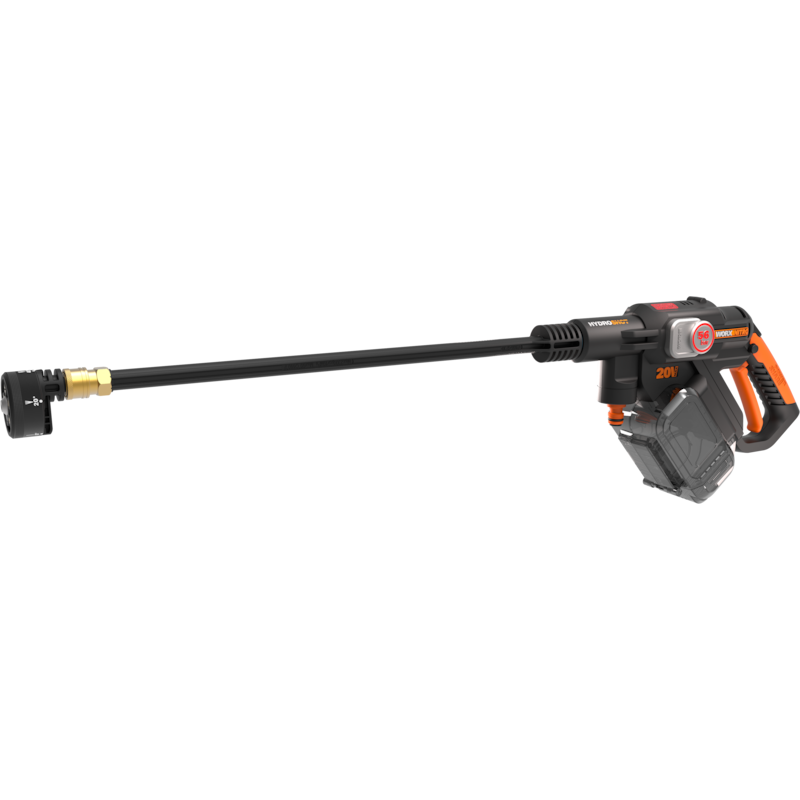 WORX Akku-Hochdruckreiniger »WG633E.9 Hydroshot« bürstenloser Motor, 5-in-1 Druckdüse, ohne Akku und Ladegerät schwarz Hohe Wasserdurchflussrate...