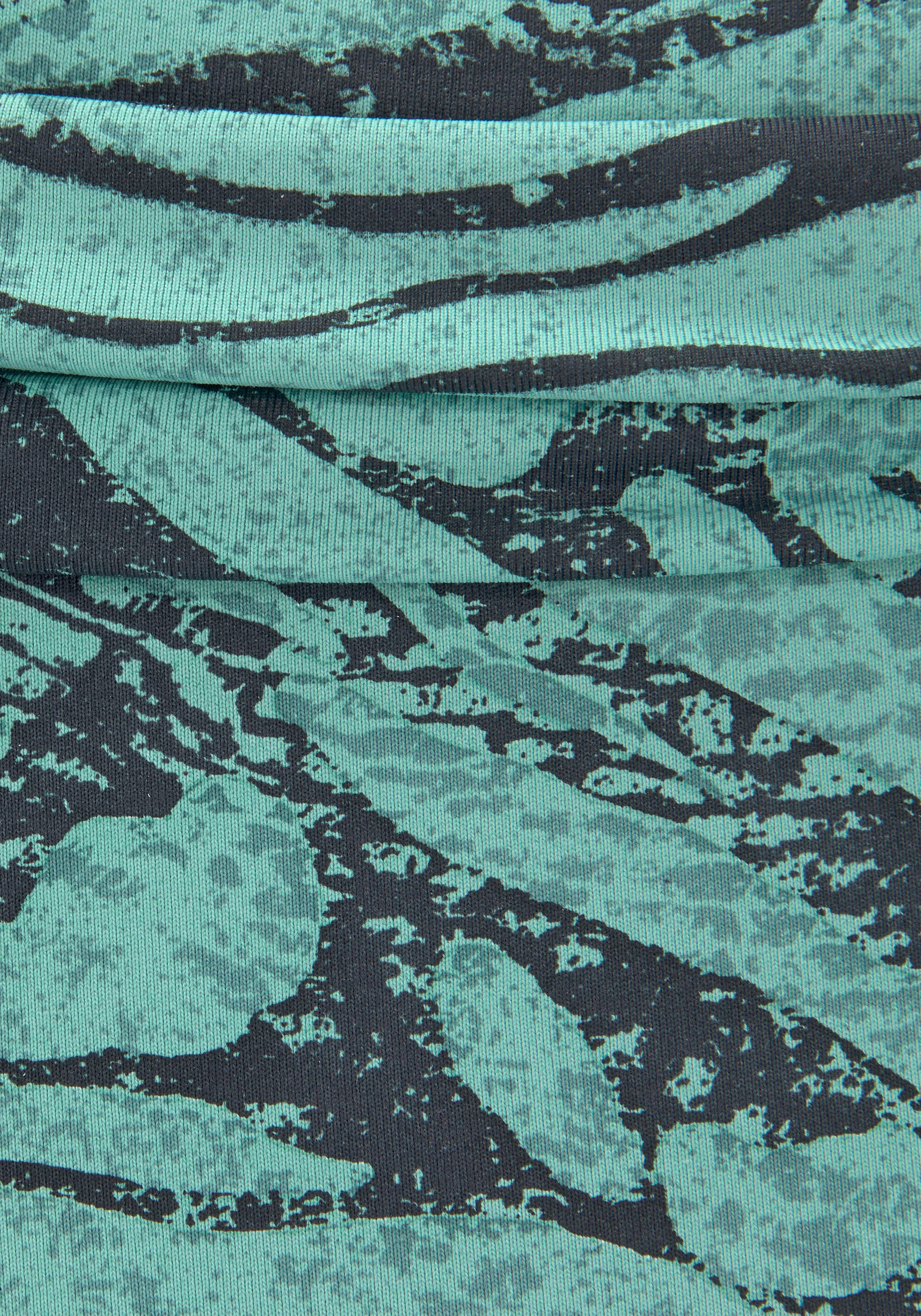 Bruno Banani Bügel-Bandeau-Bikini, in trendigem Animalprint