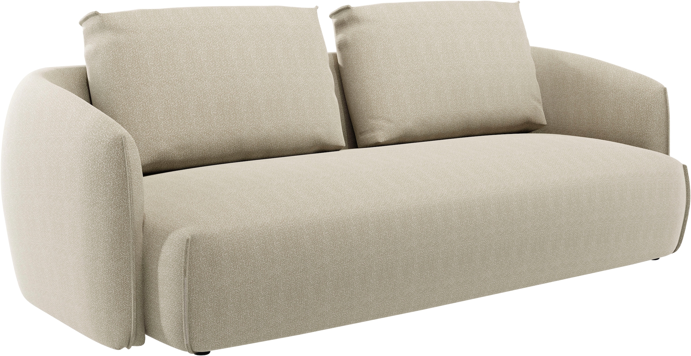 Guido Maria Kretschmer Home&Living 3-Sitzer »Shawn Designsofa mit elegant geschwungen Armlehnen, bequem«, organischer Form, mit hochwertigem Bezug