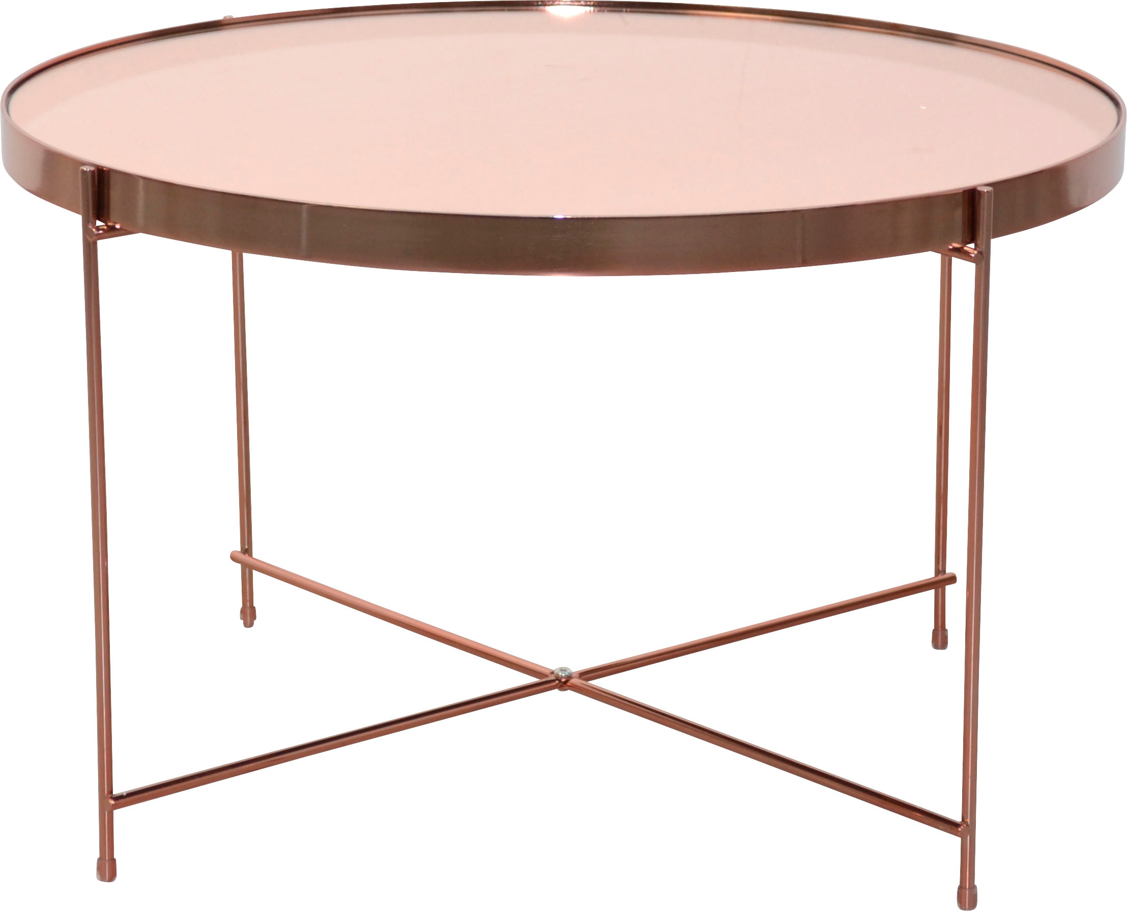 Couchtisch, rose goldfarben H: 38 cm