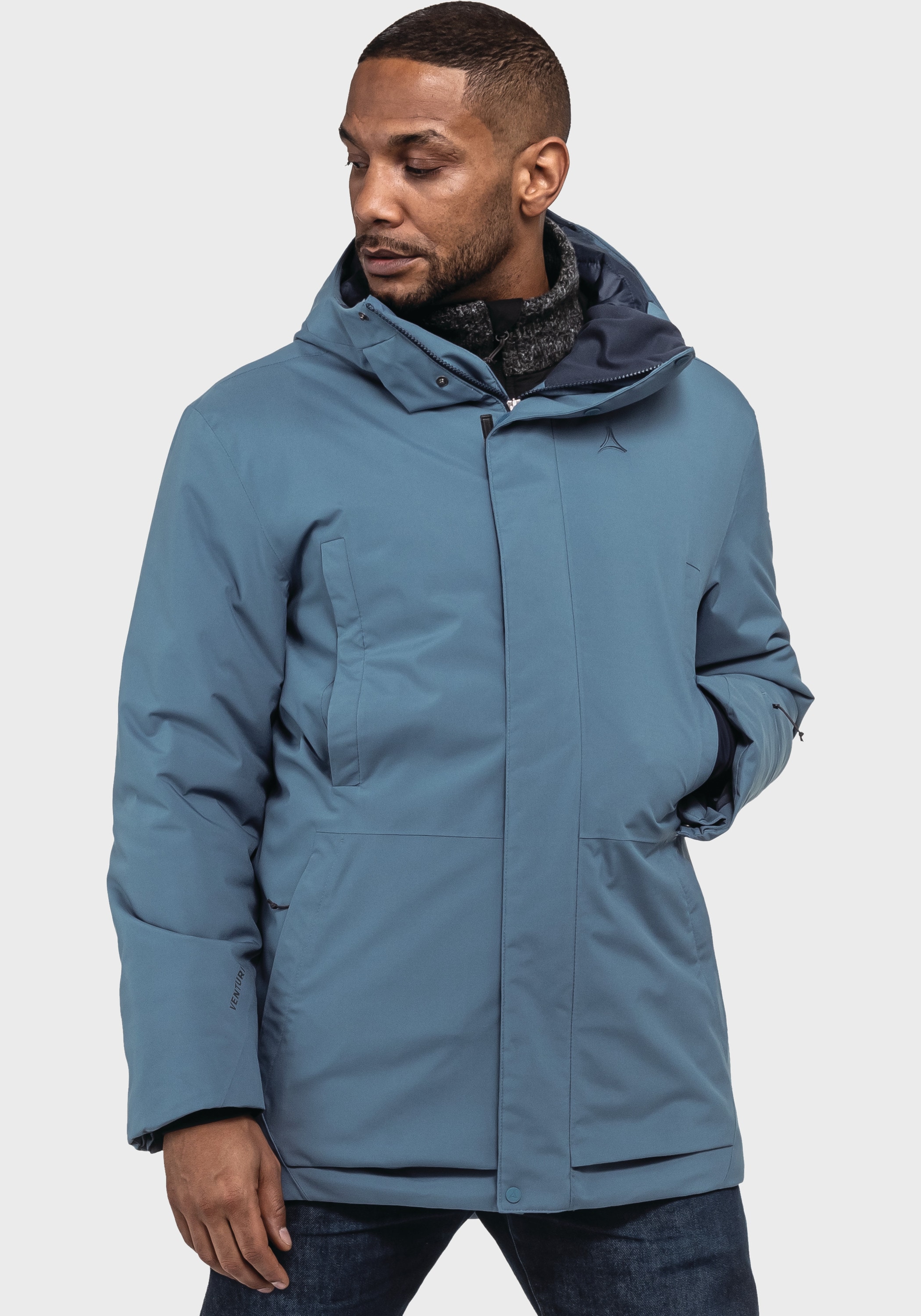 Schöffel Langjacke »Urban Ins Parka Style Crivat MNS«, mit Kapuze