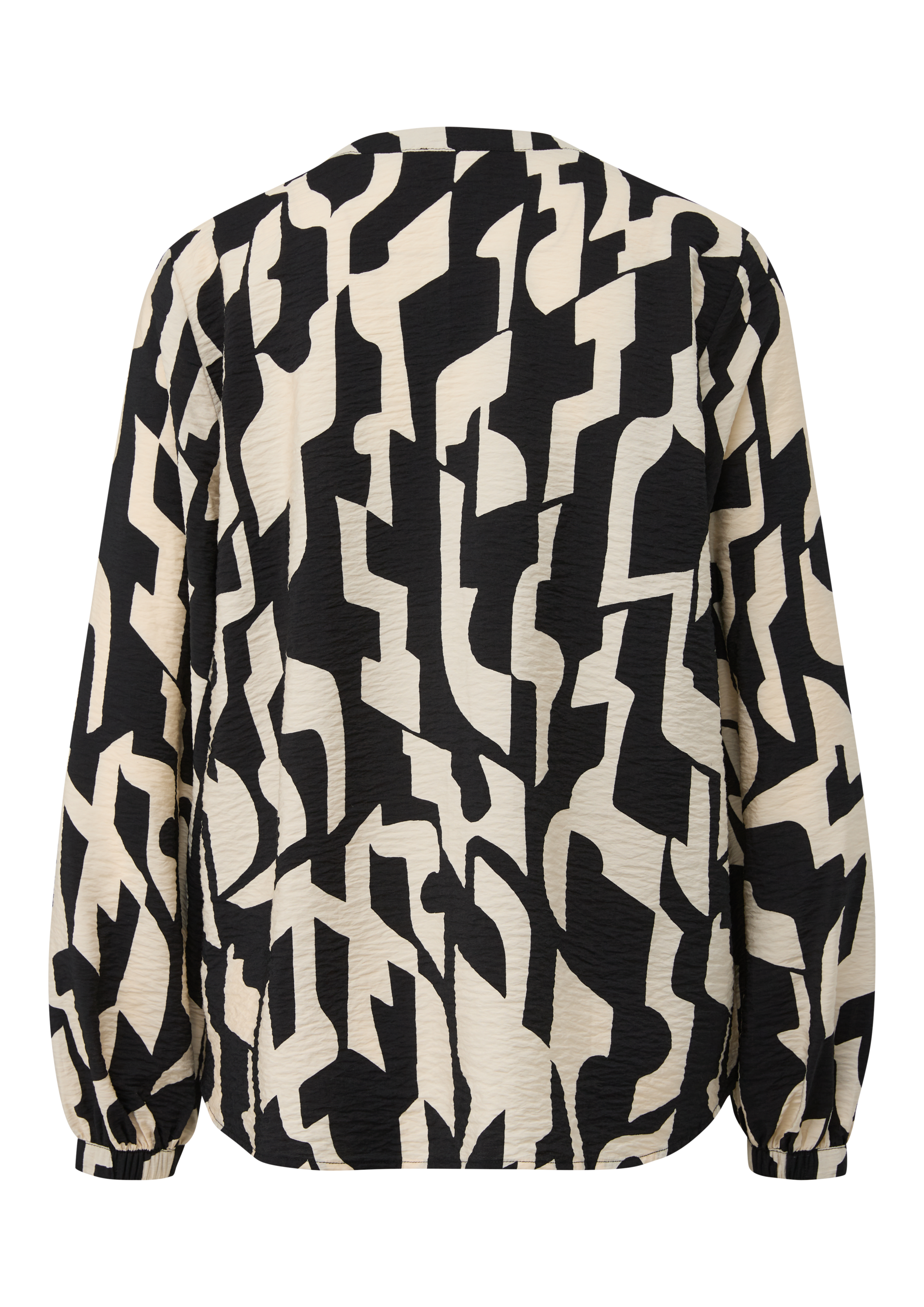 s.Oliver Langarmbluse, mit All-Over-Print